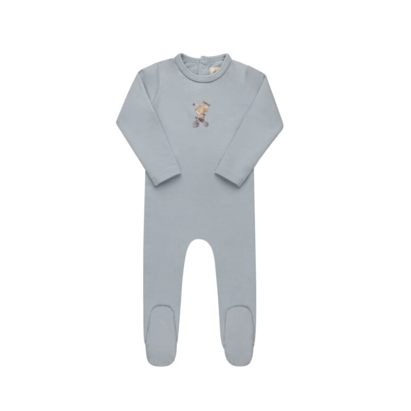 Ely's & Co Blue French Terry Footie