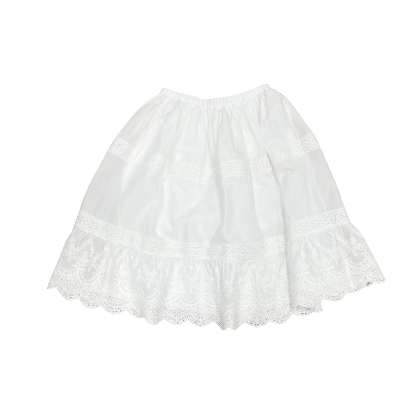 LRDM White Maeve Skirt