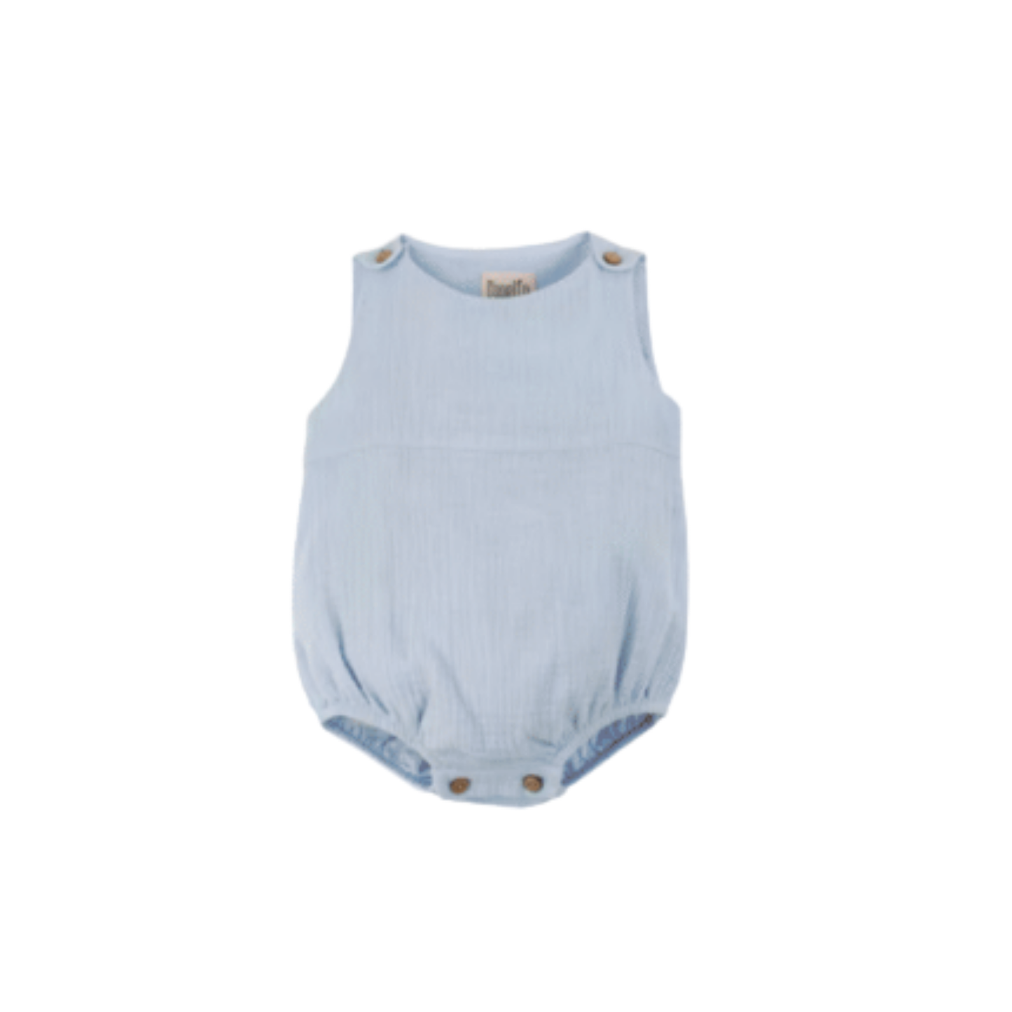 Popelin Blue Baby Suit Romper