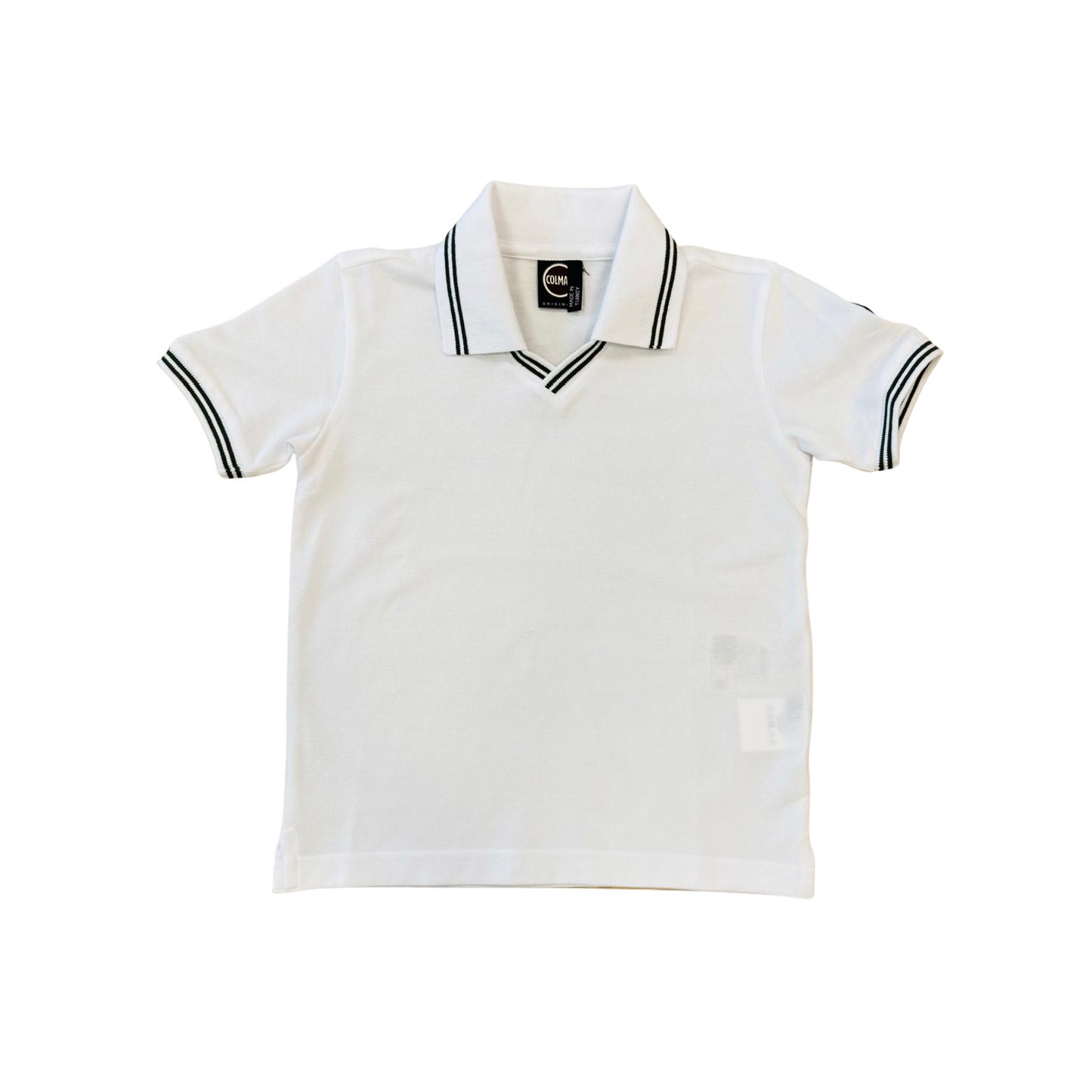 Colmar Captain/White Collar Stripe Short Sleeve Polo