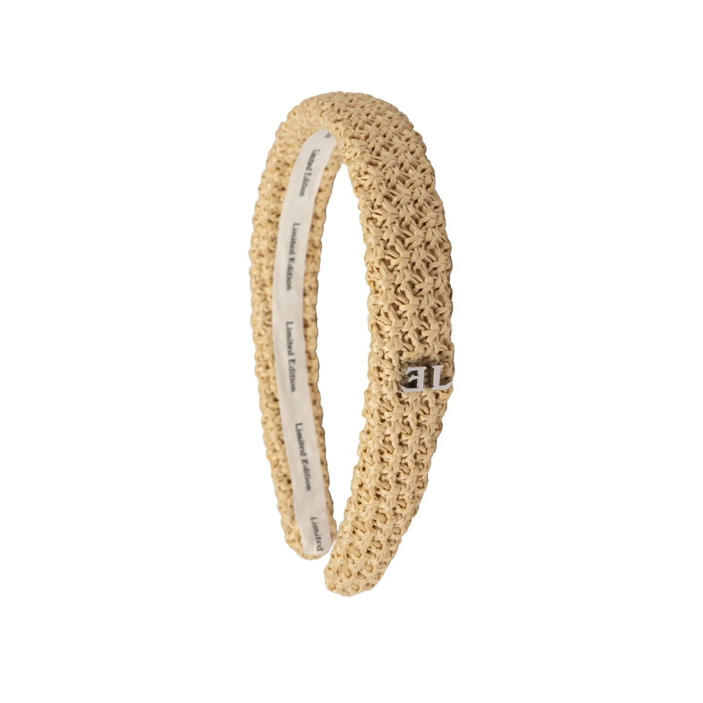 Limited Edition Natural Crochet Raffia Headband