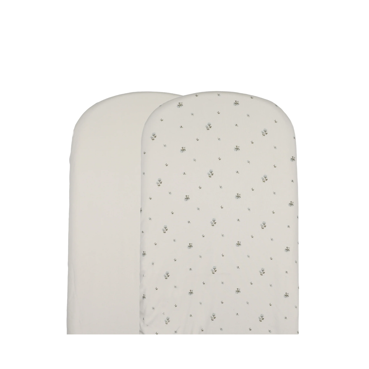 Lilette Rosebud Blue Rosebud Bassinet Sheet