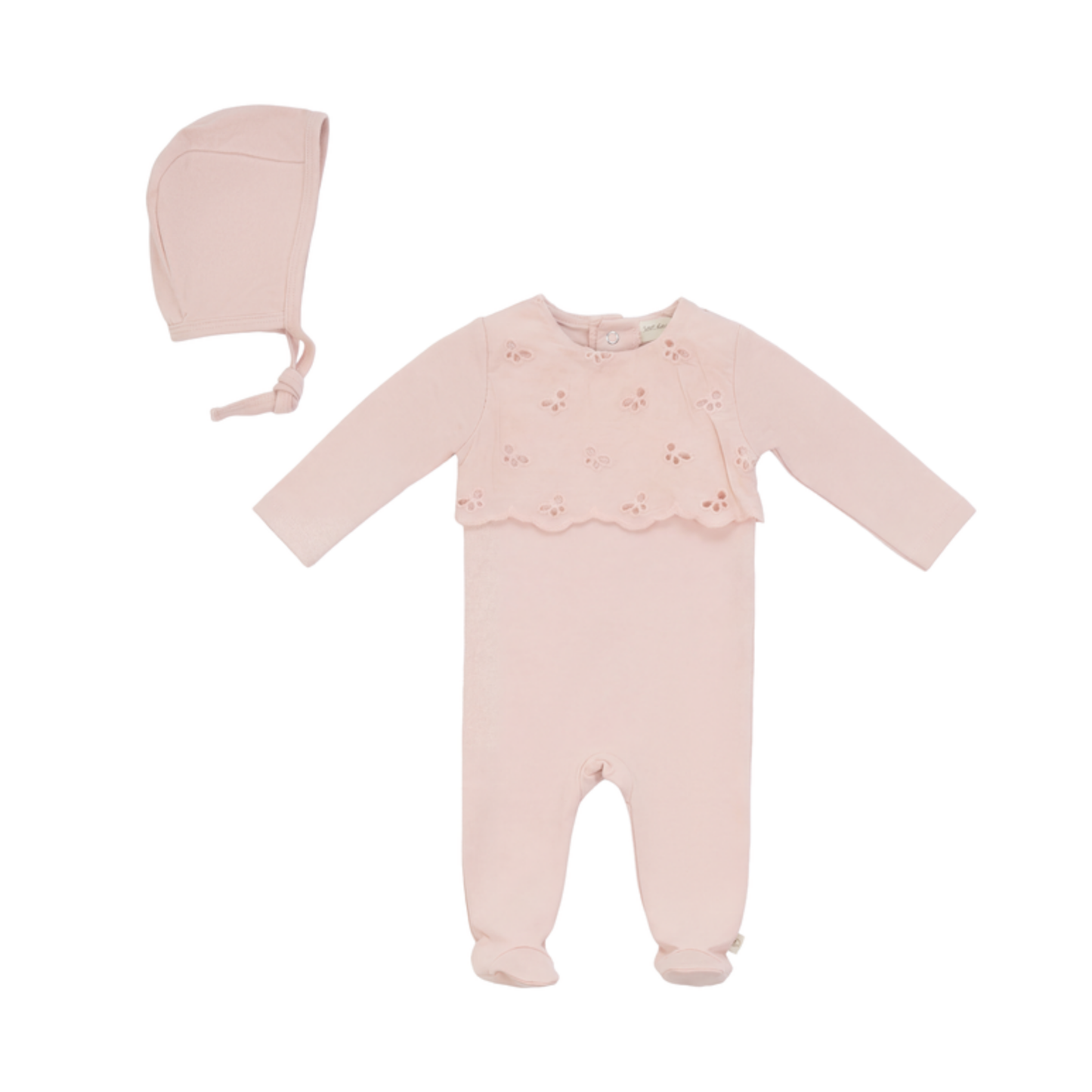 Bebe Bella Soft Pink Eyelet Onesie