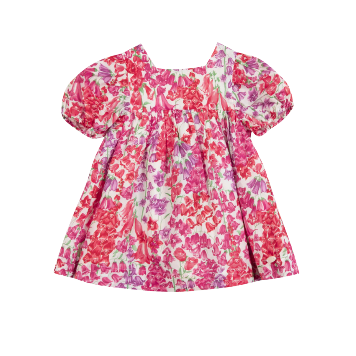 Tartine Et Chocolat Bougainviller Bougainvilea Floral Short Sleeve Dress