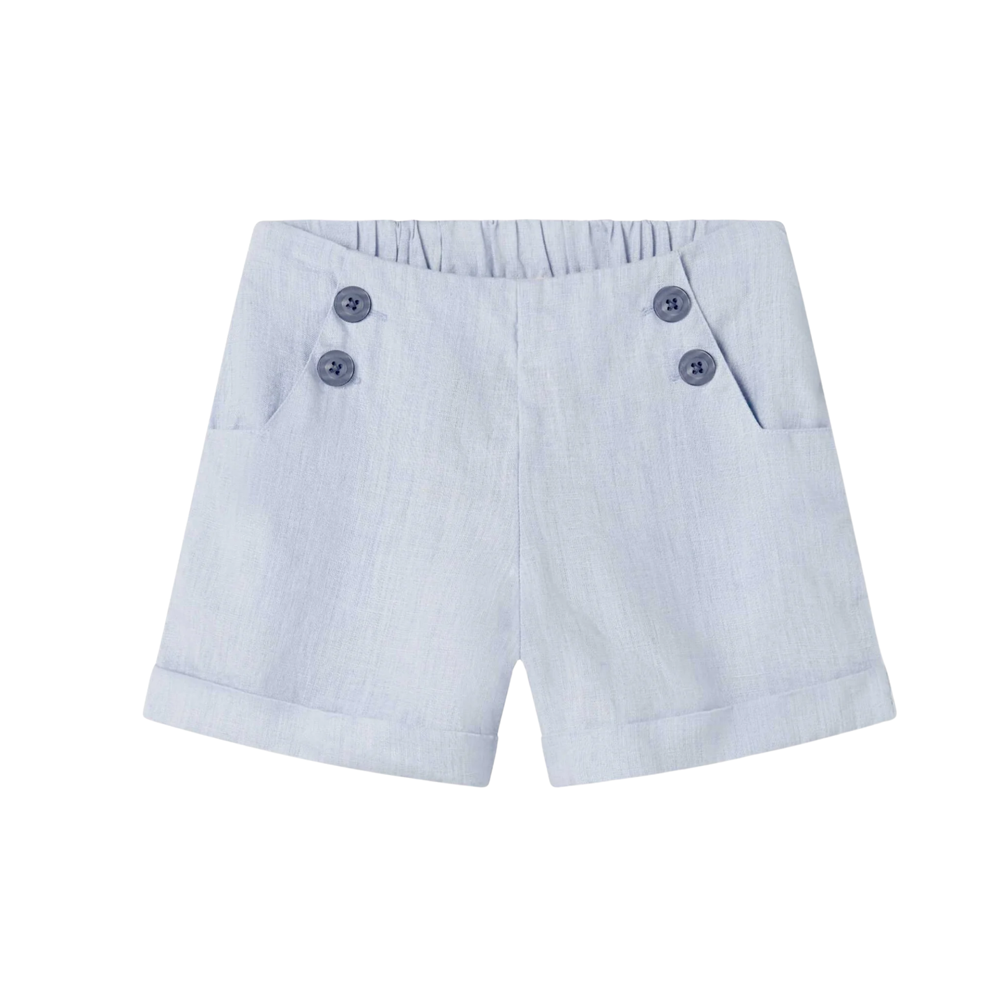 Marmar Blue Mist Pito Linen Shorts