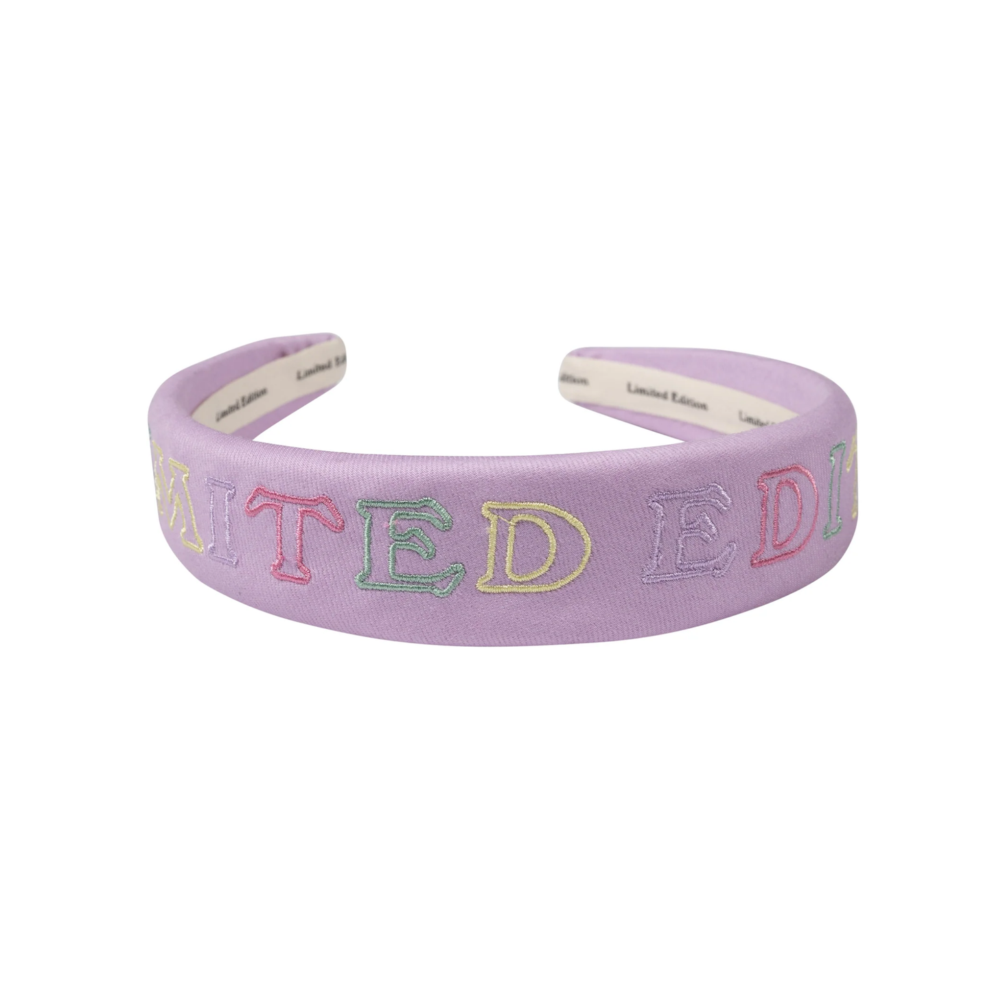 Limited Edition Lavender Embroidered Logo Headband