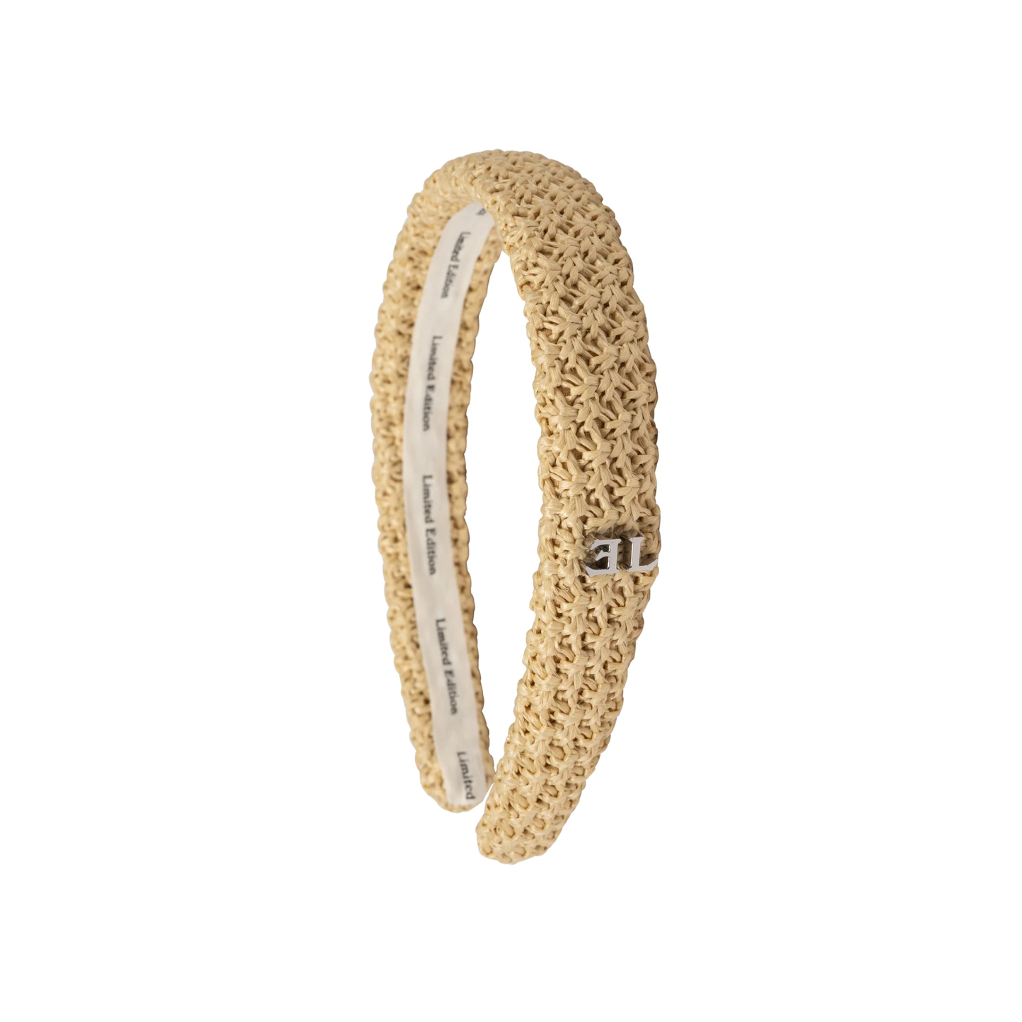 Limited Edition Natural Crochet Raffia Headband Thin