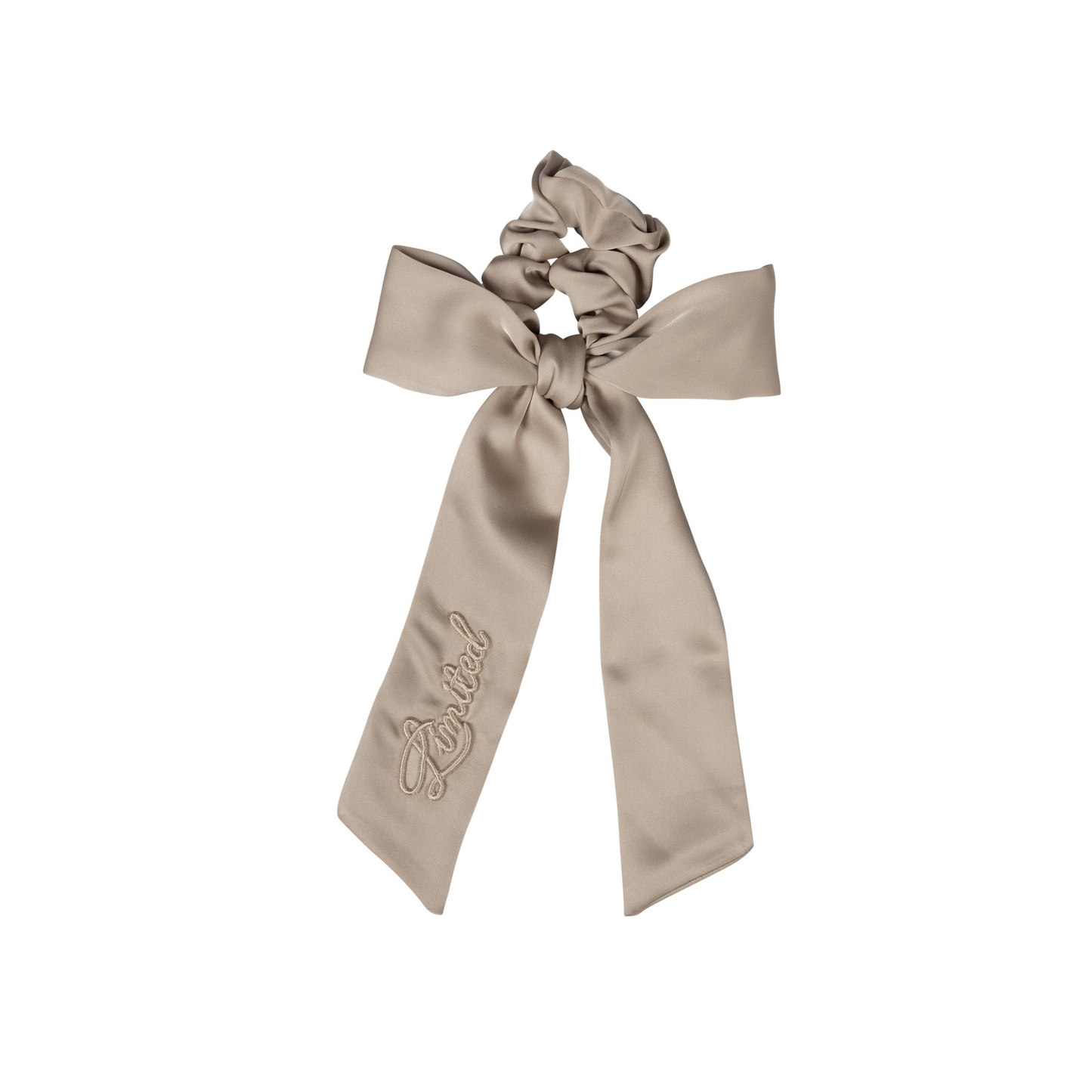 Limited Edition Sand Monochromatic Satin Hair Tie