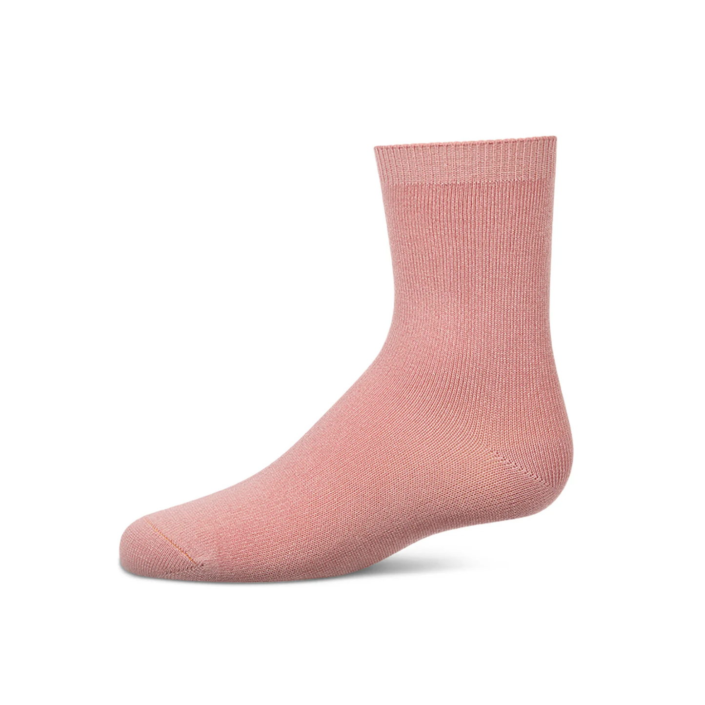 Memoi Vintage Rose Toddlers and Kids Basic Soft Rayon from Bamboo Crew Socks