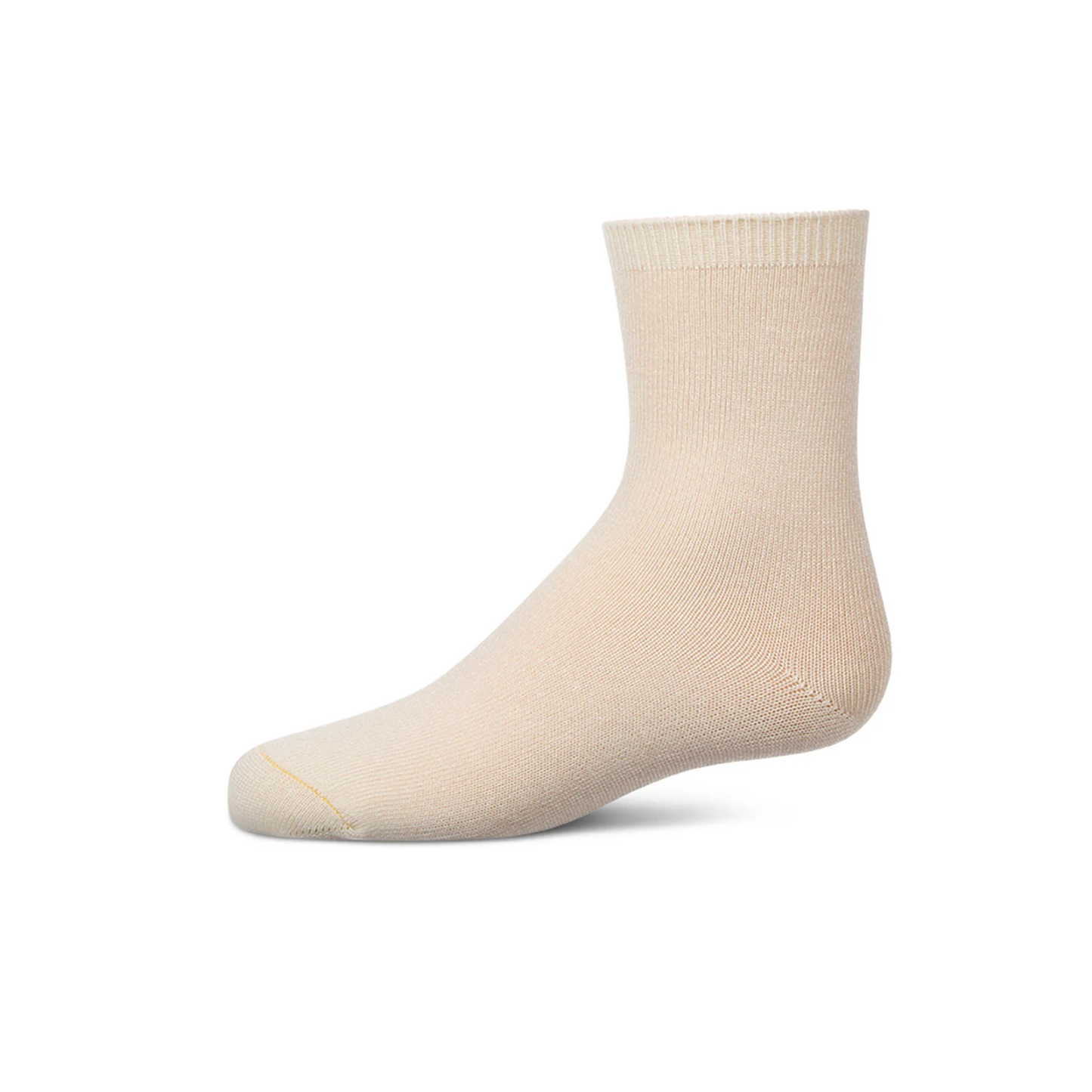 Memoi Soft Linen Toddlers and Kids Basic Soft Rayon from Bamboo Crew Socks