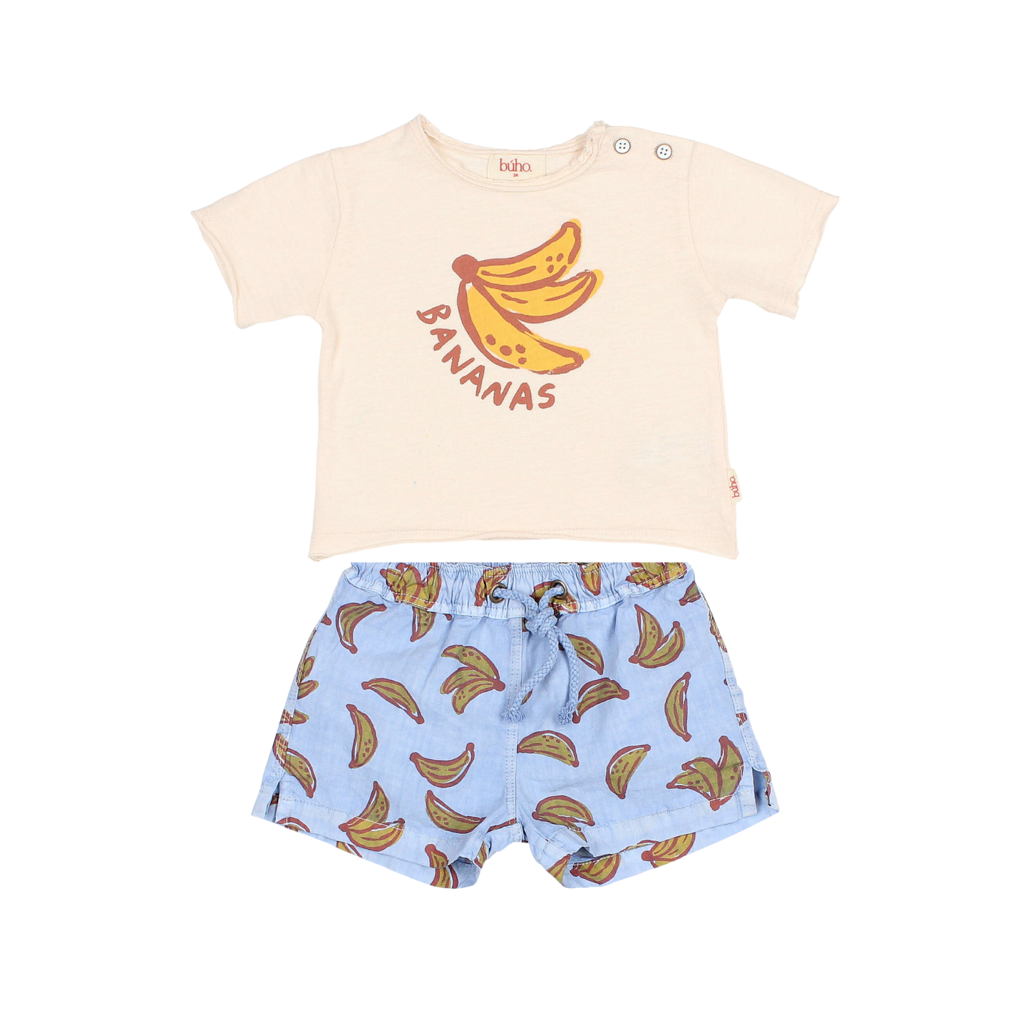 Buho Sand Banana Shorts Set