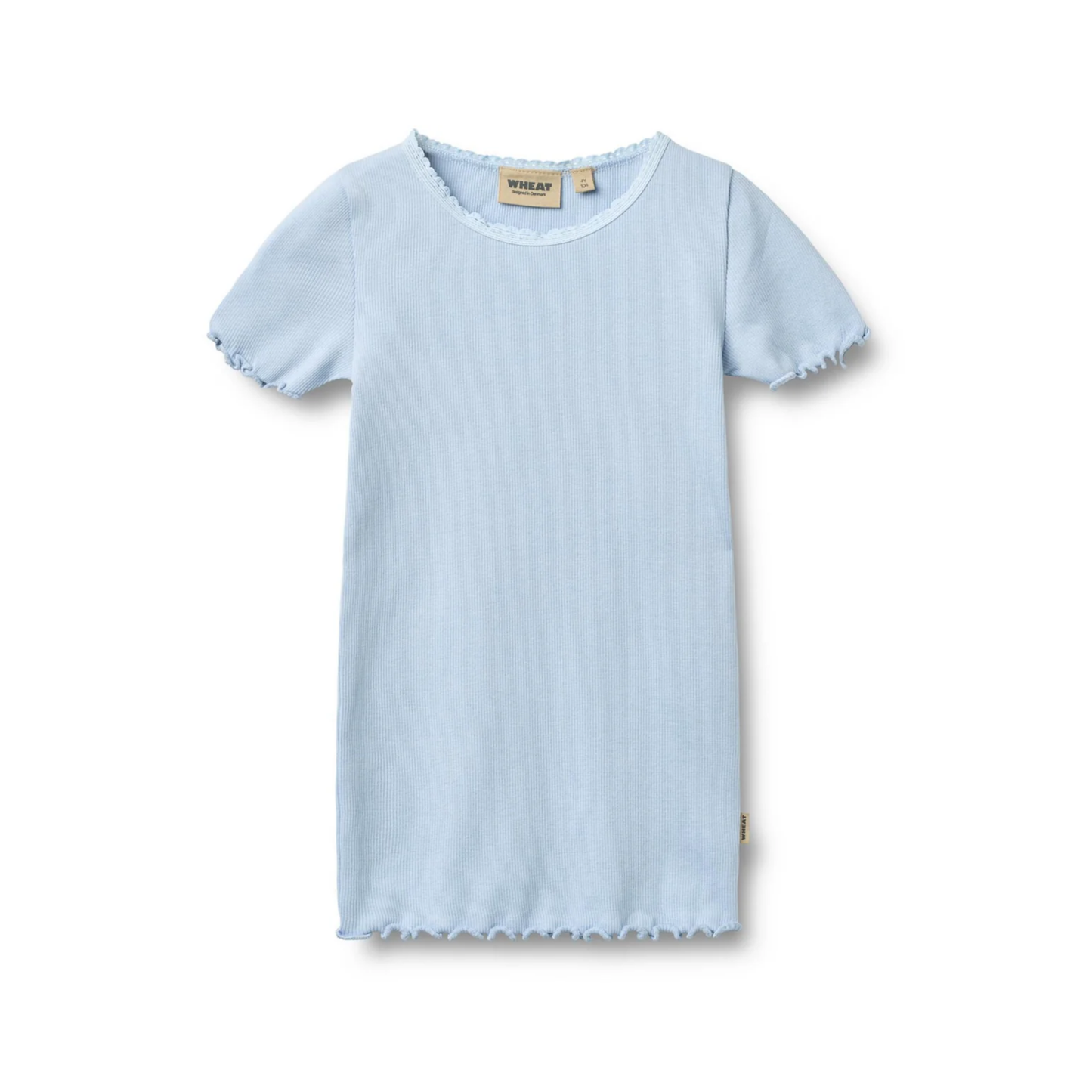 Wheat Air Rib T-Shirt Short Sleeve Katie