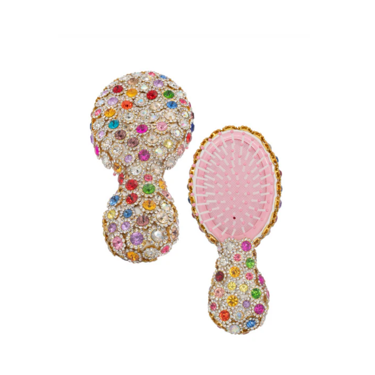 Bari Lynn Fully Jeweled Hair Brush