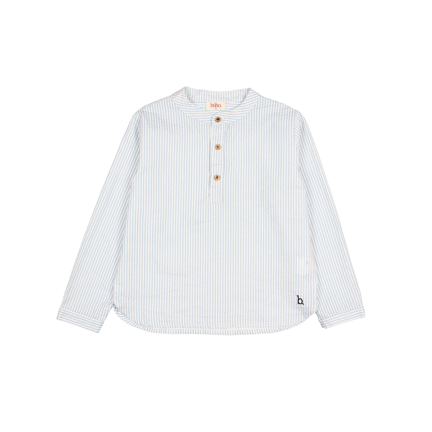 Buho Sky Blue Stripes Long Sleeve Shirt