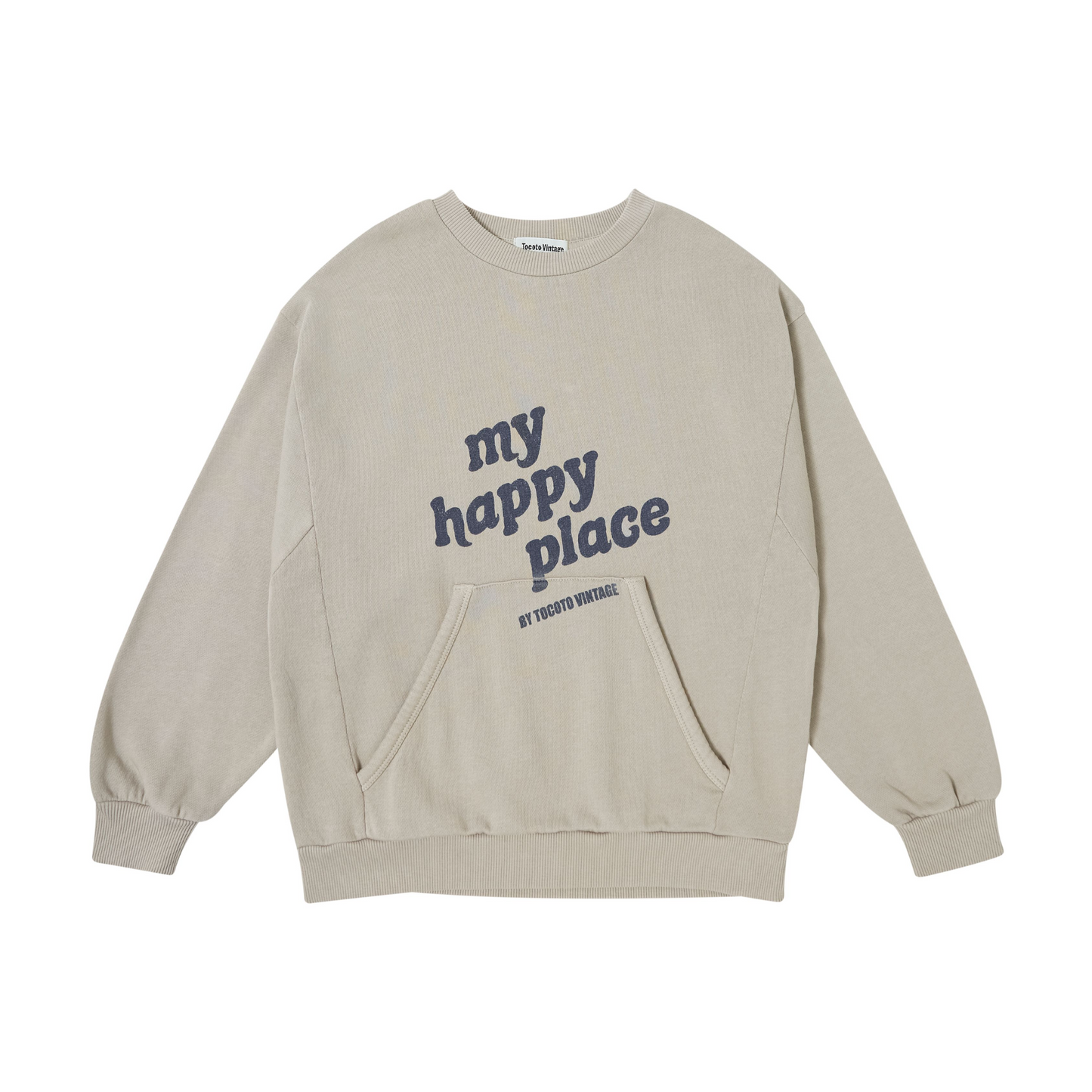 Tocoto Vintage "My Happy Place" Sweatshirt