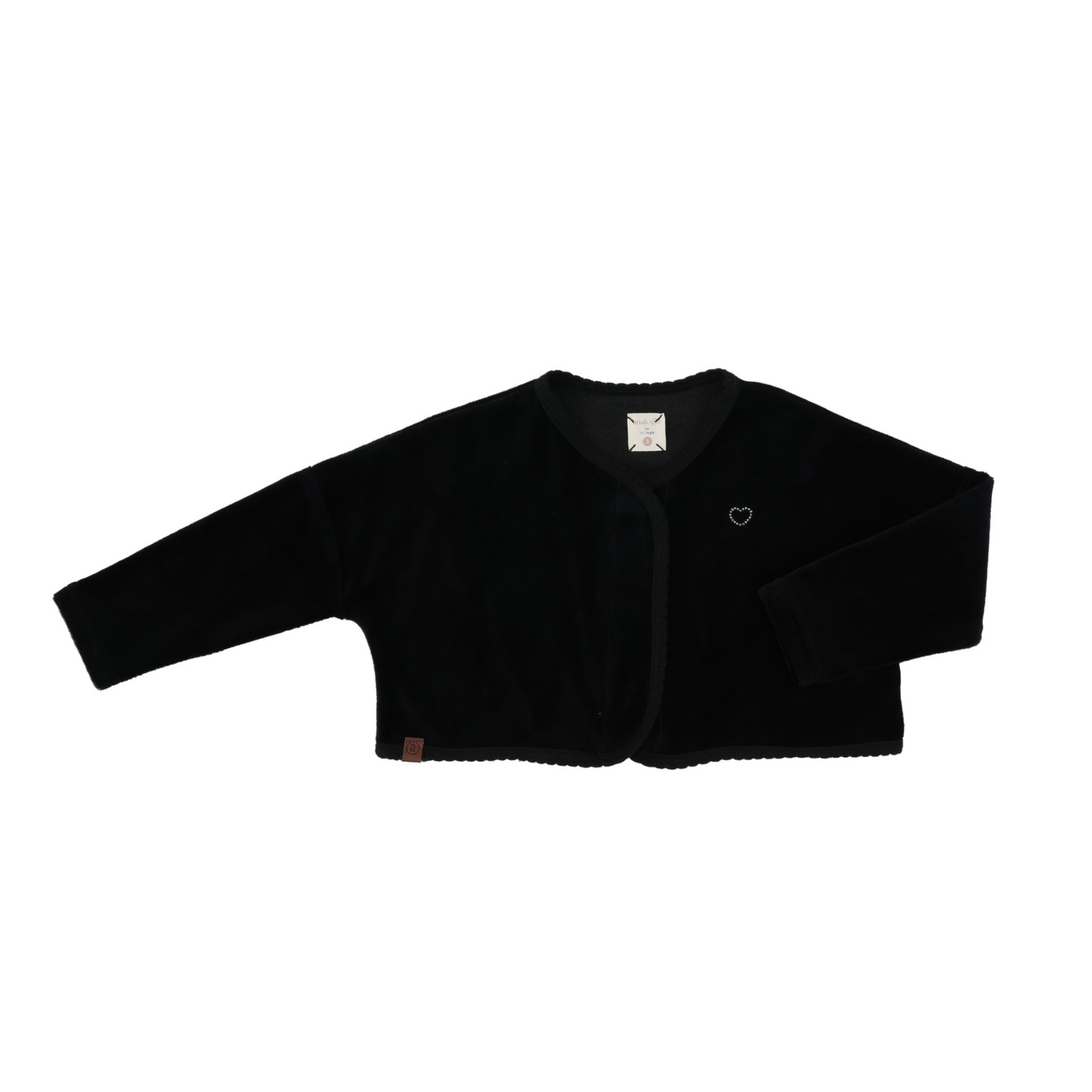 Analogie Velour Cardigan