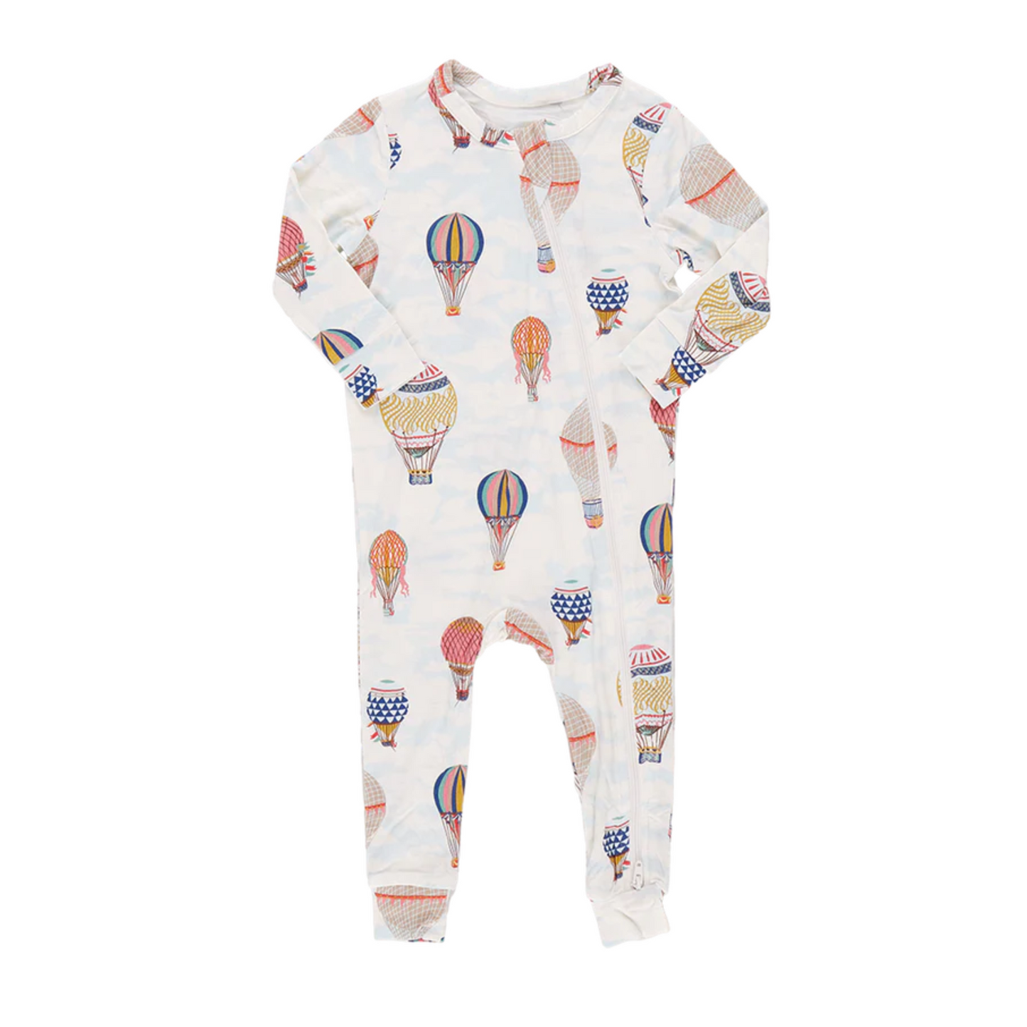 Pink Chicken Hot Air Ballons Footie