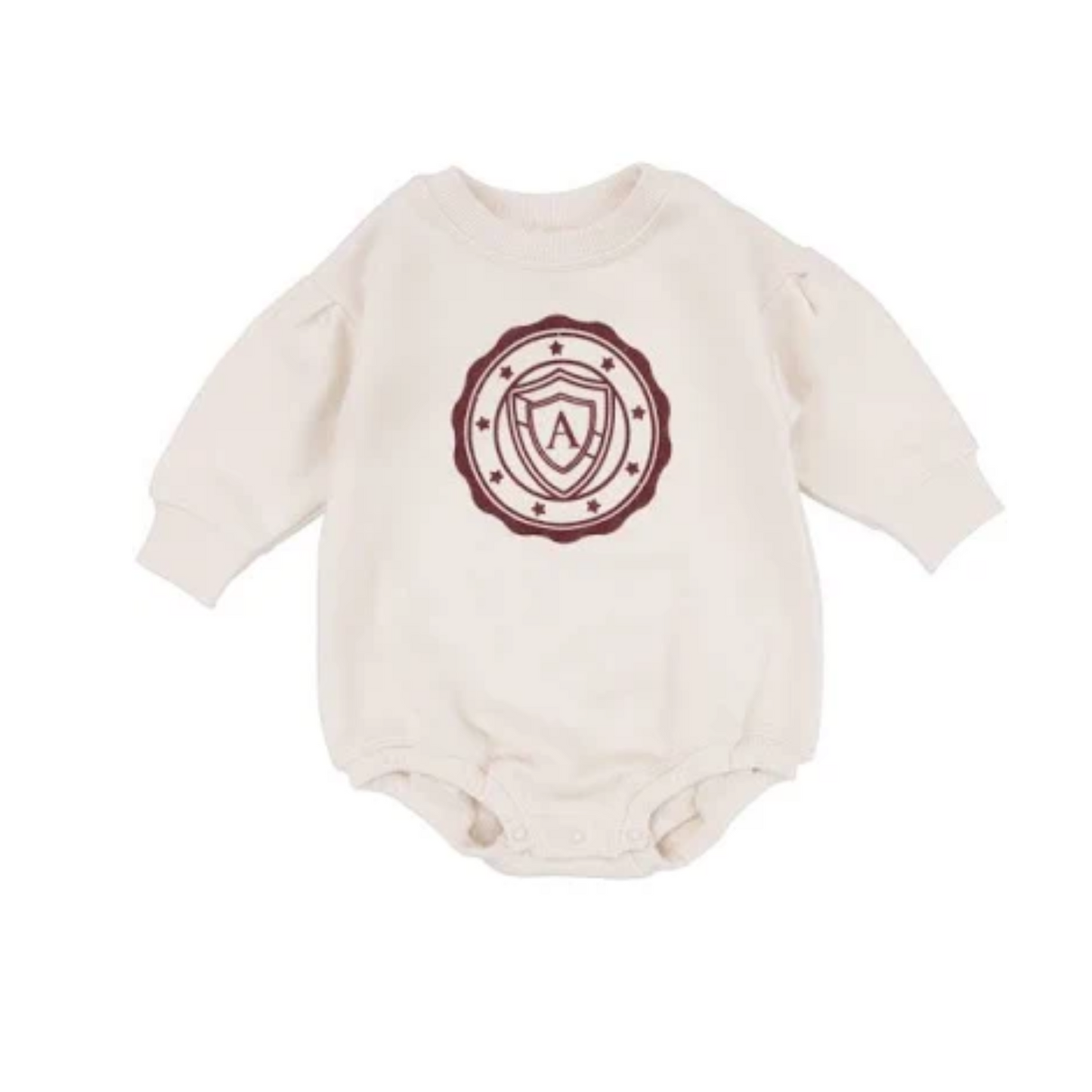 Lil Legs Logo Puff Sleeve Romper