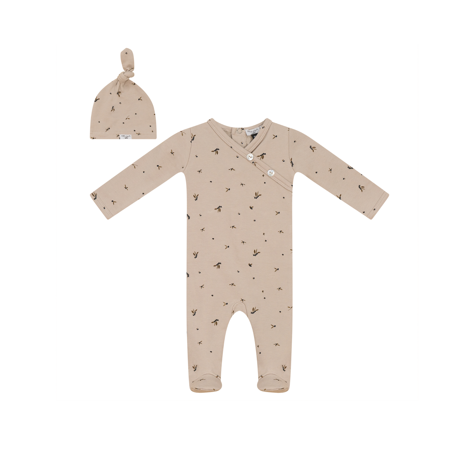 Little Fragile Baby Footie with Hat