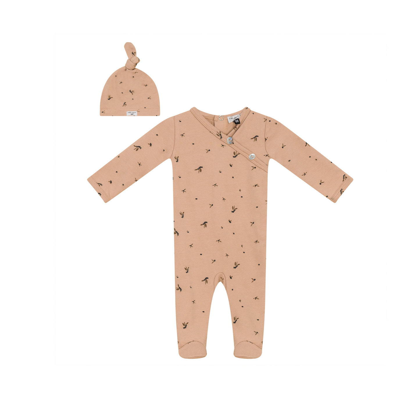 Little Fragile Baby Footie with Hat