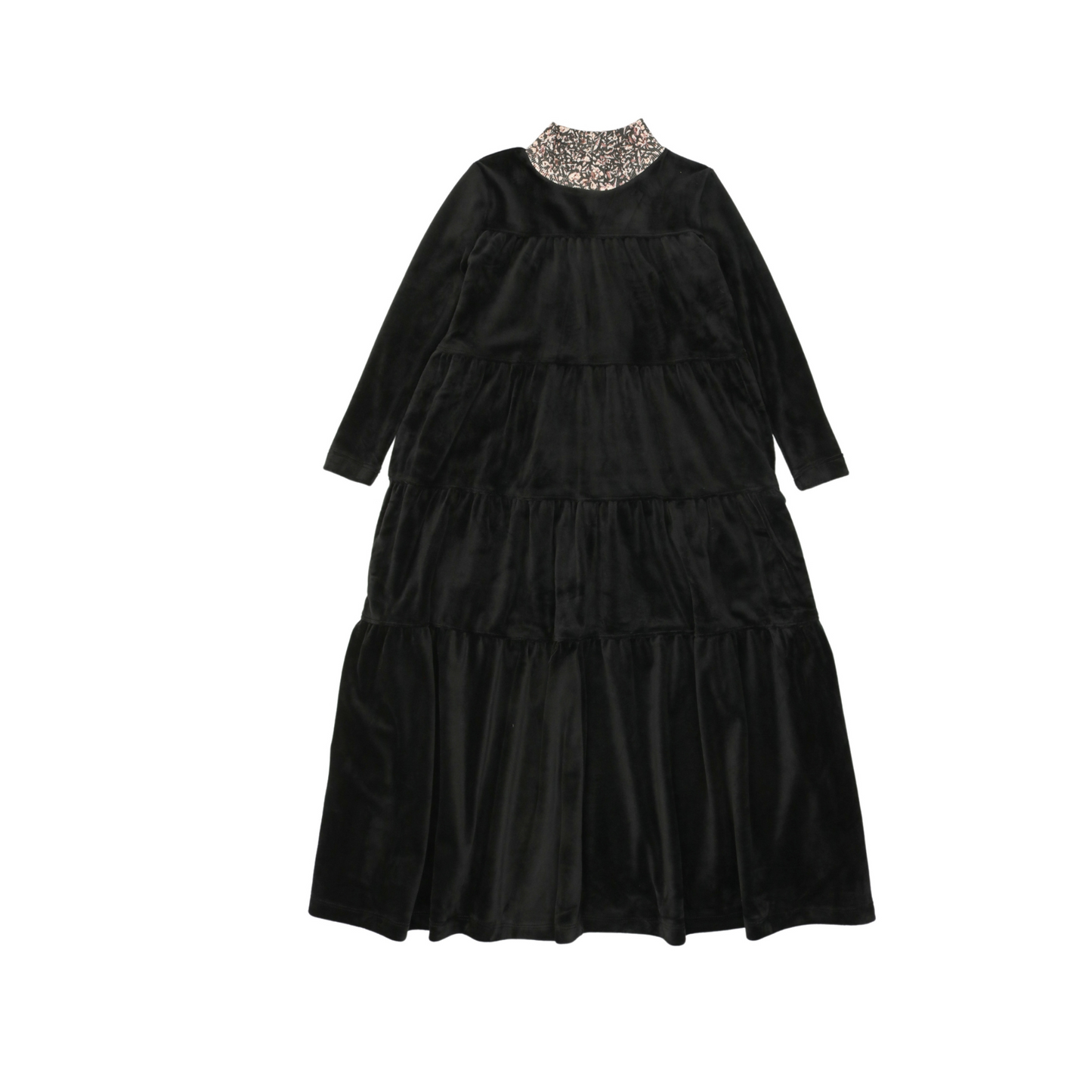Bonjoy Graphic Flower Velour Robe