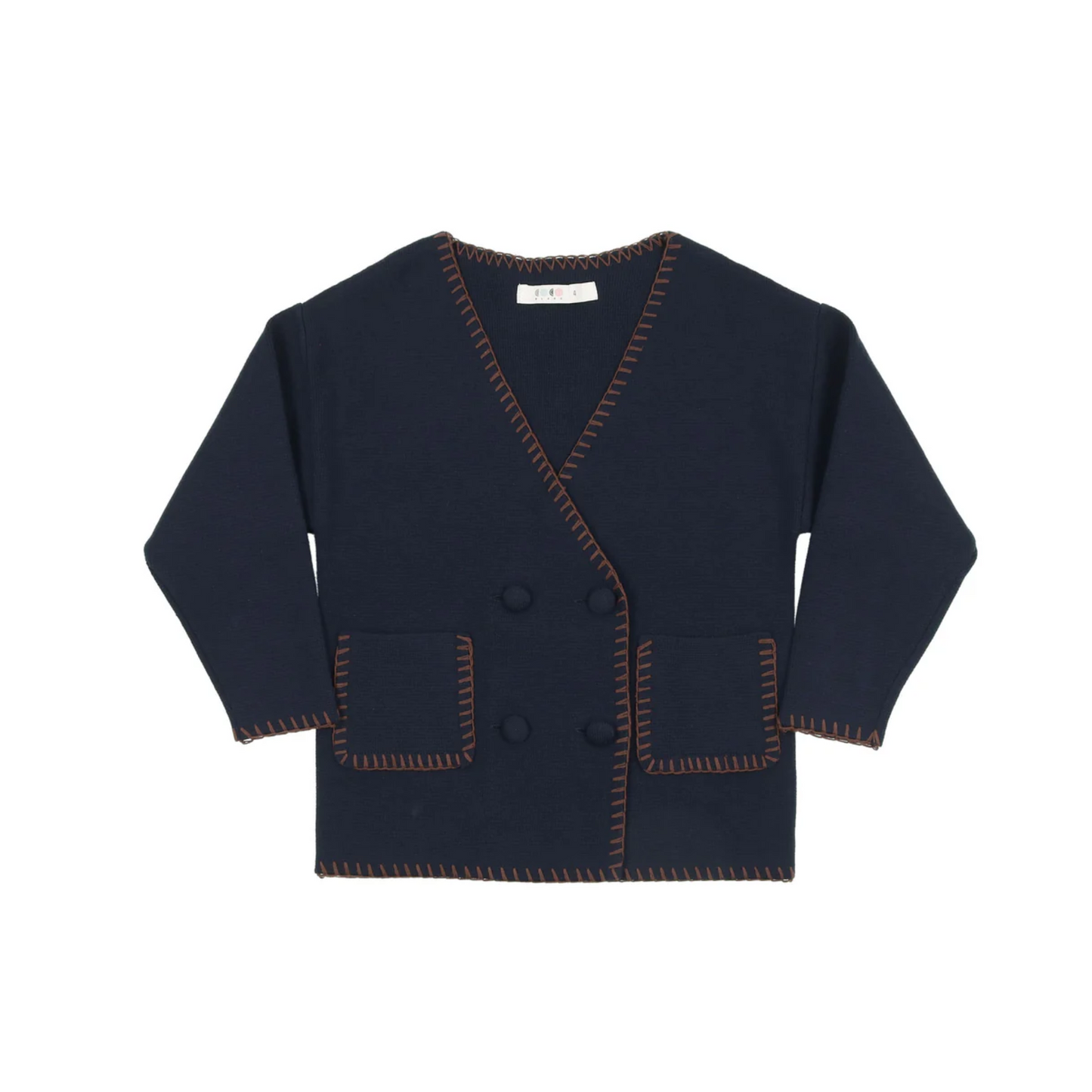 Coco Blanc Double Breasted Sweater
