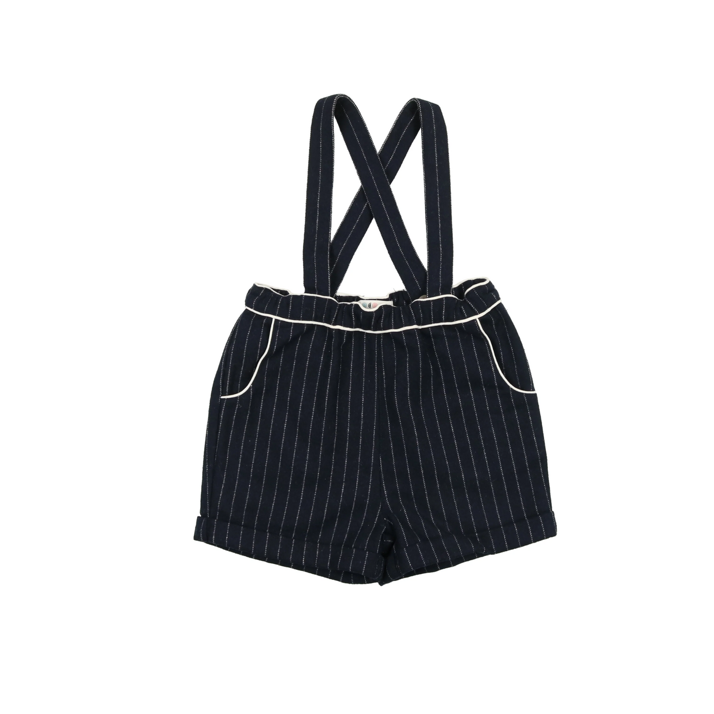 Coco Blanc Pinstripe Romper