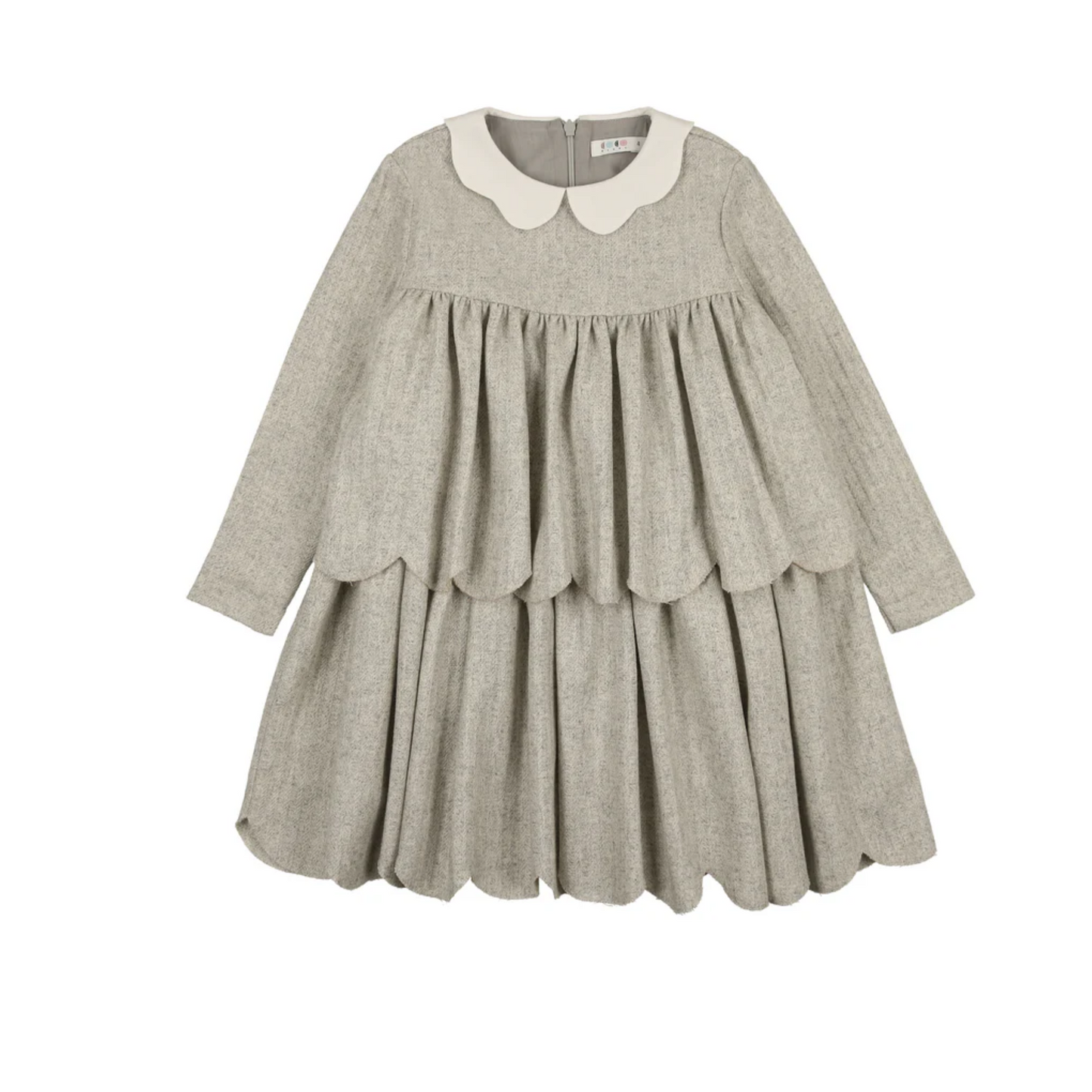 Coco Blanc Scalloped Dress