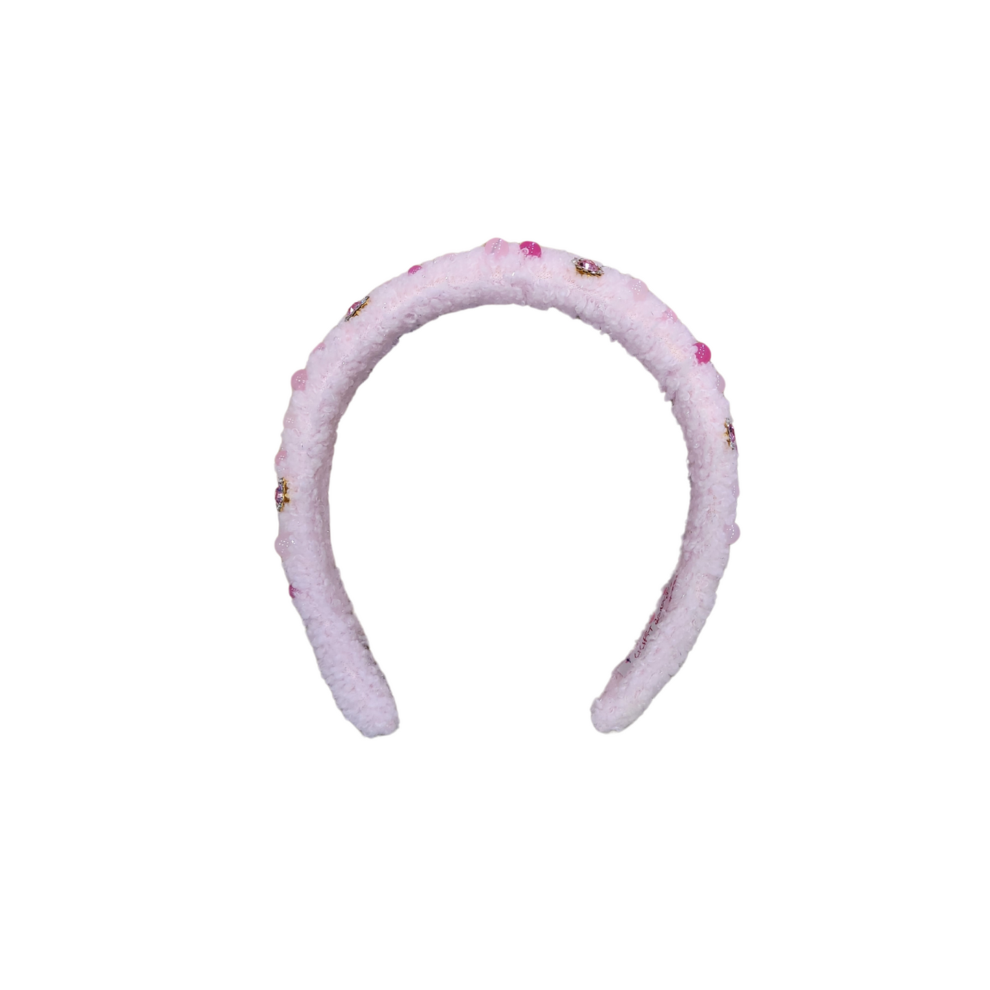 Bari Lynn Thin Sherpa Pearl Headband
