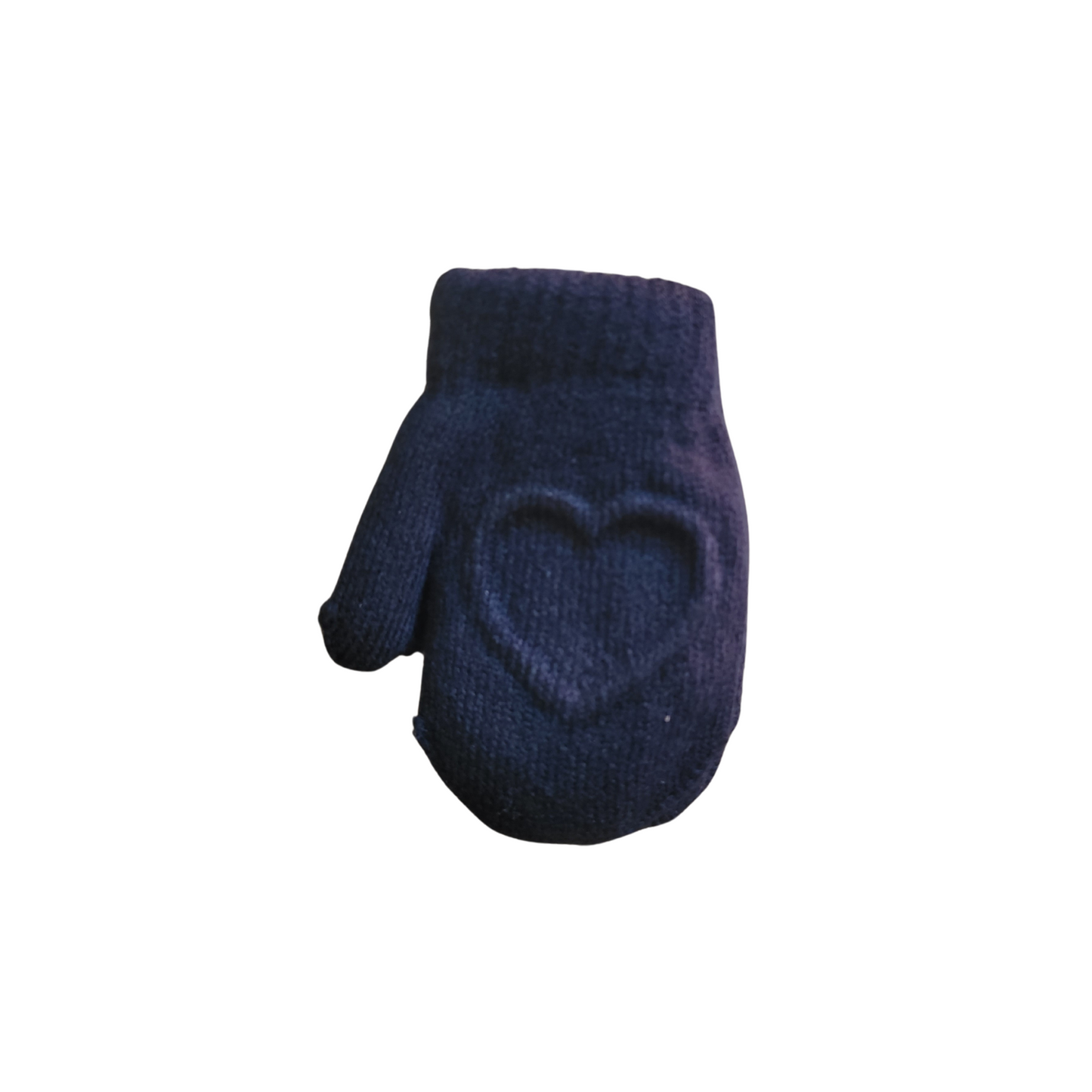 Dacee Stamped Heart Mittens