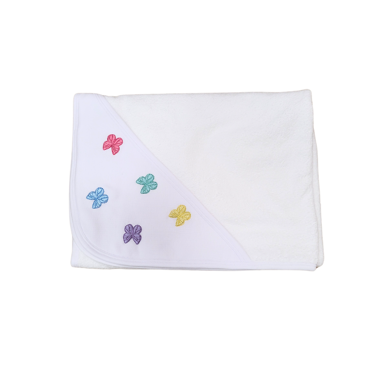 Tiptoe Baby Colorful Butterfly Towel