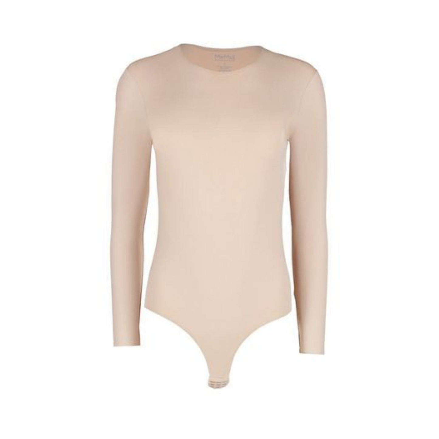 Memoi Womens Bonded Long Sleeve Bodysuit