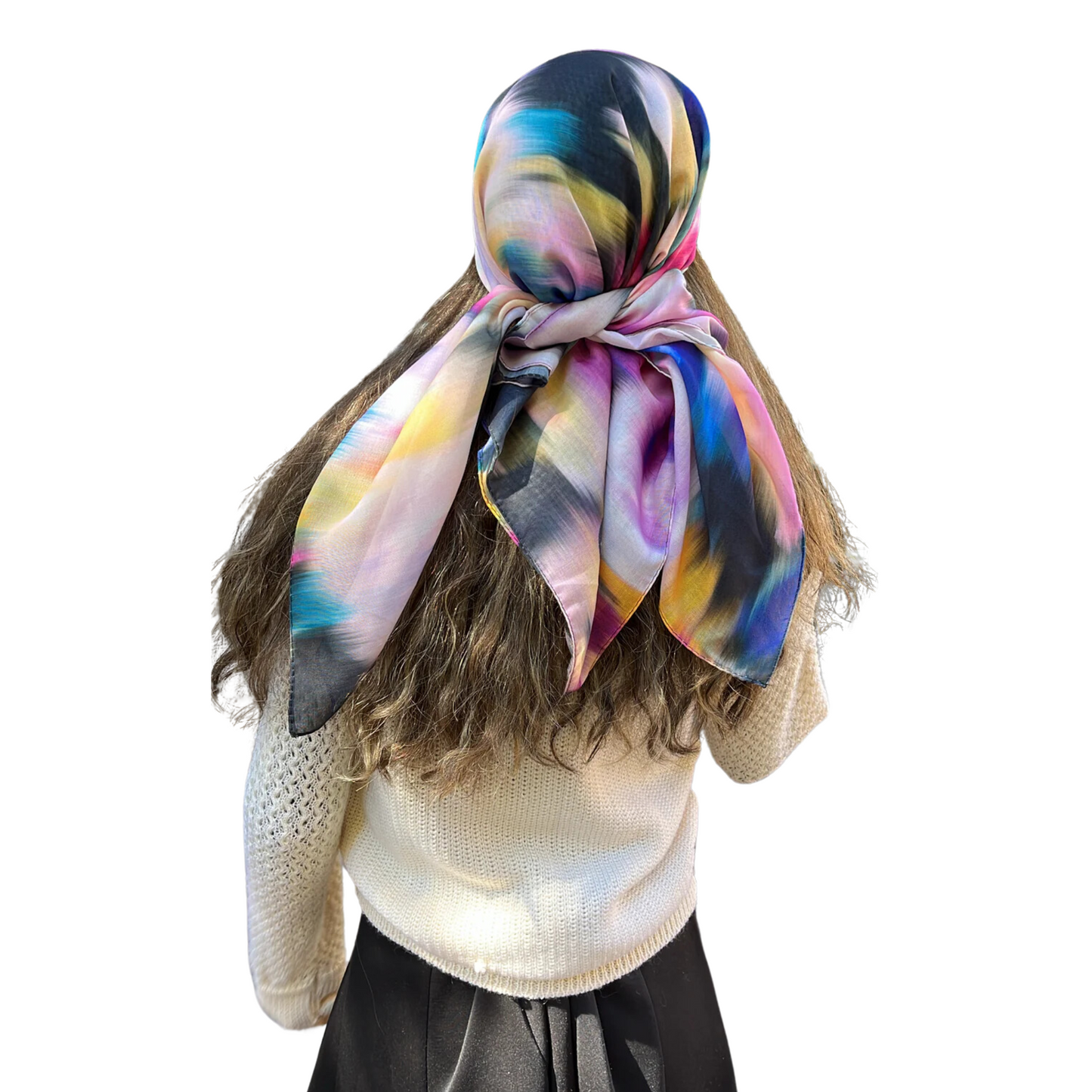 Tal Winter Tie Dye Headscarf