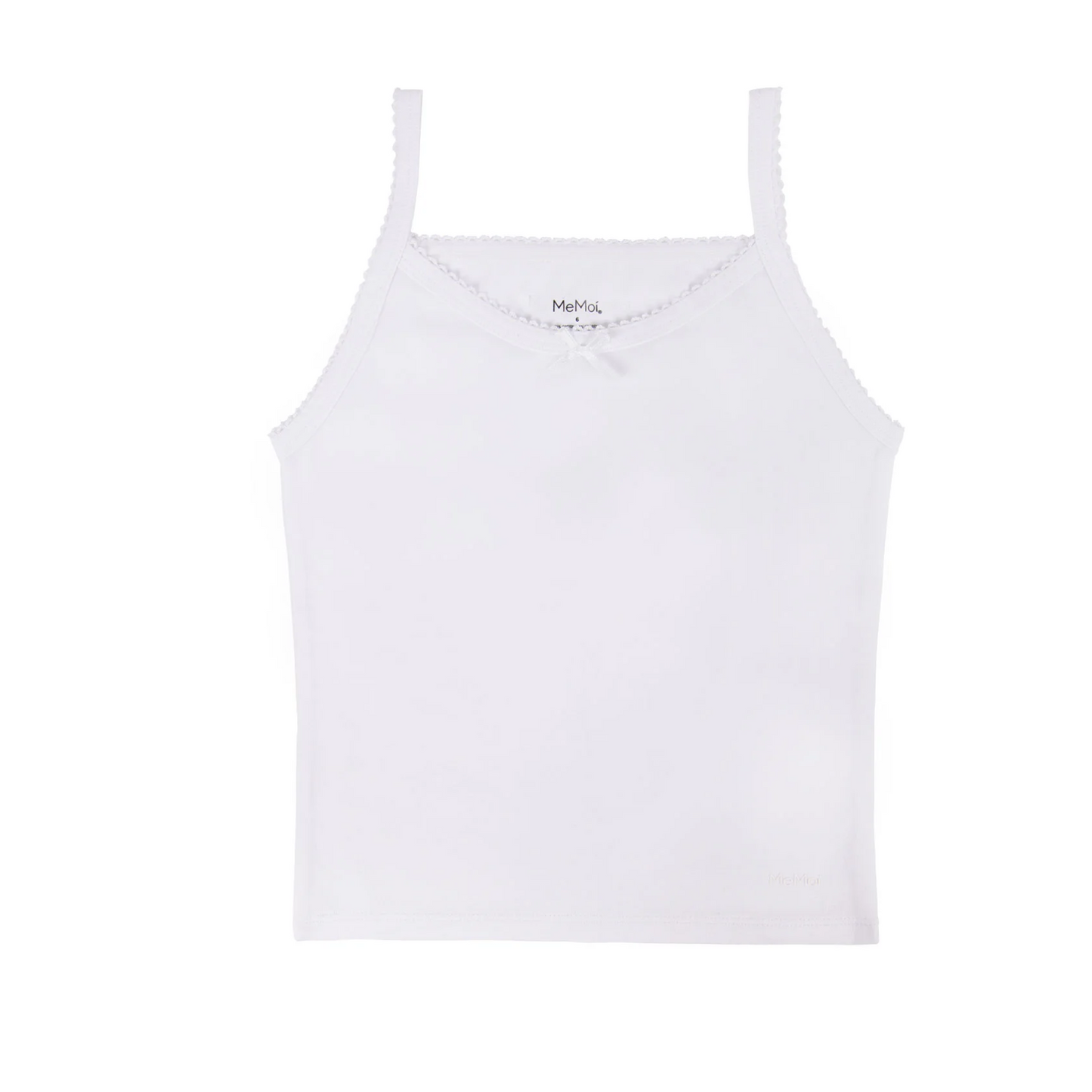 Memoi 3-Pack Cotton Blend Lightweight Girls Camisoles