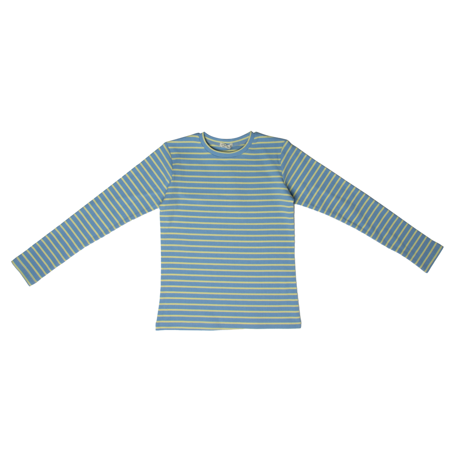 Crew Rib Stripe Tee