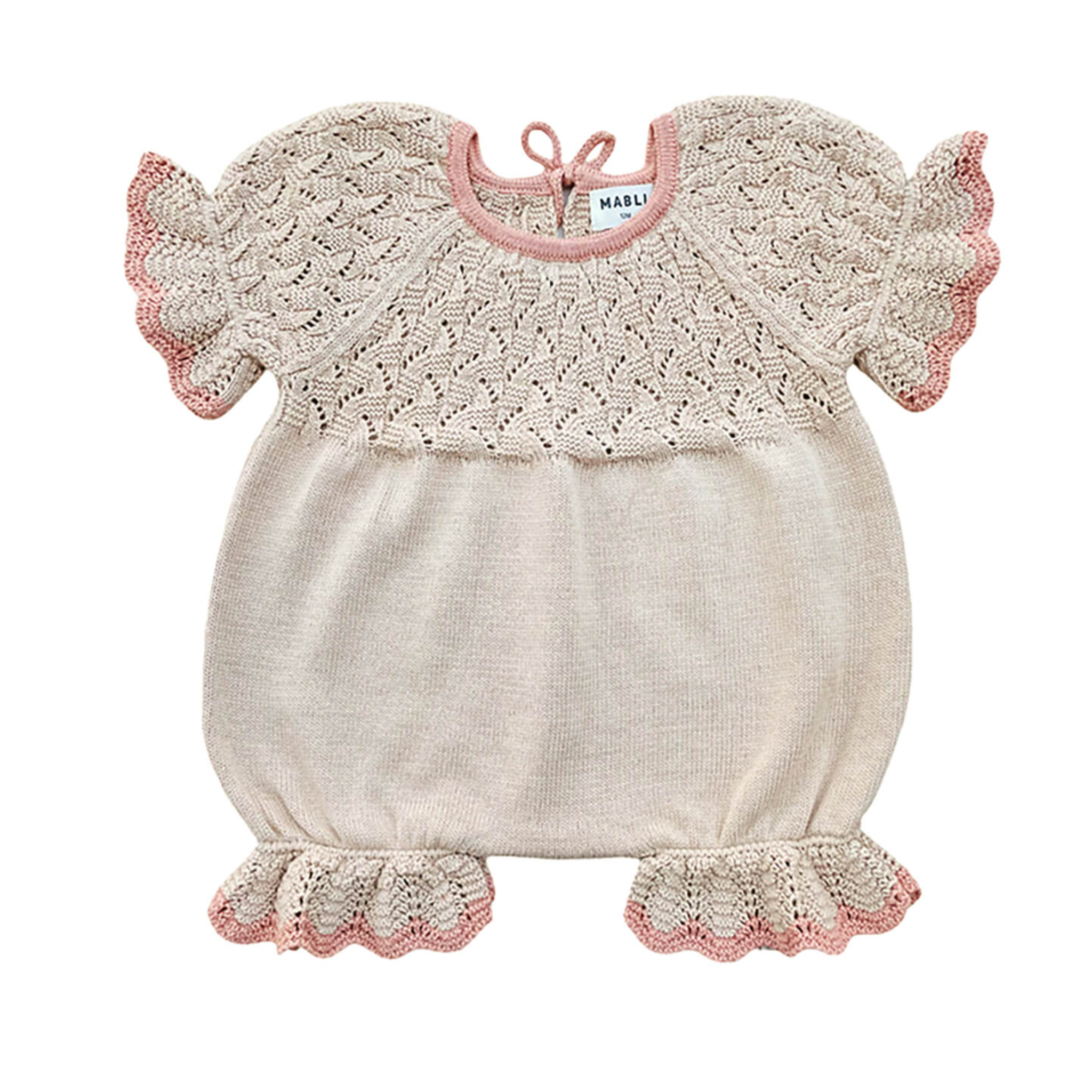 ロンパース・カバーオール MABLI AWENA ROMPER 12M OATMILK MABLI