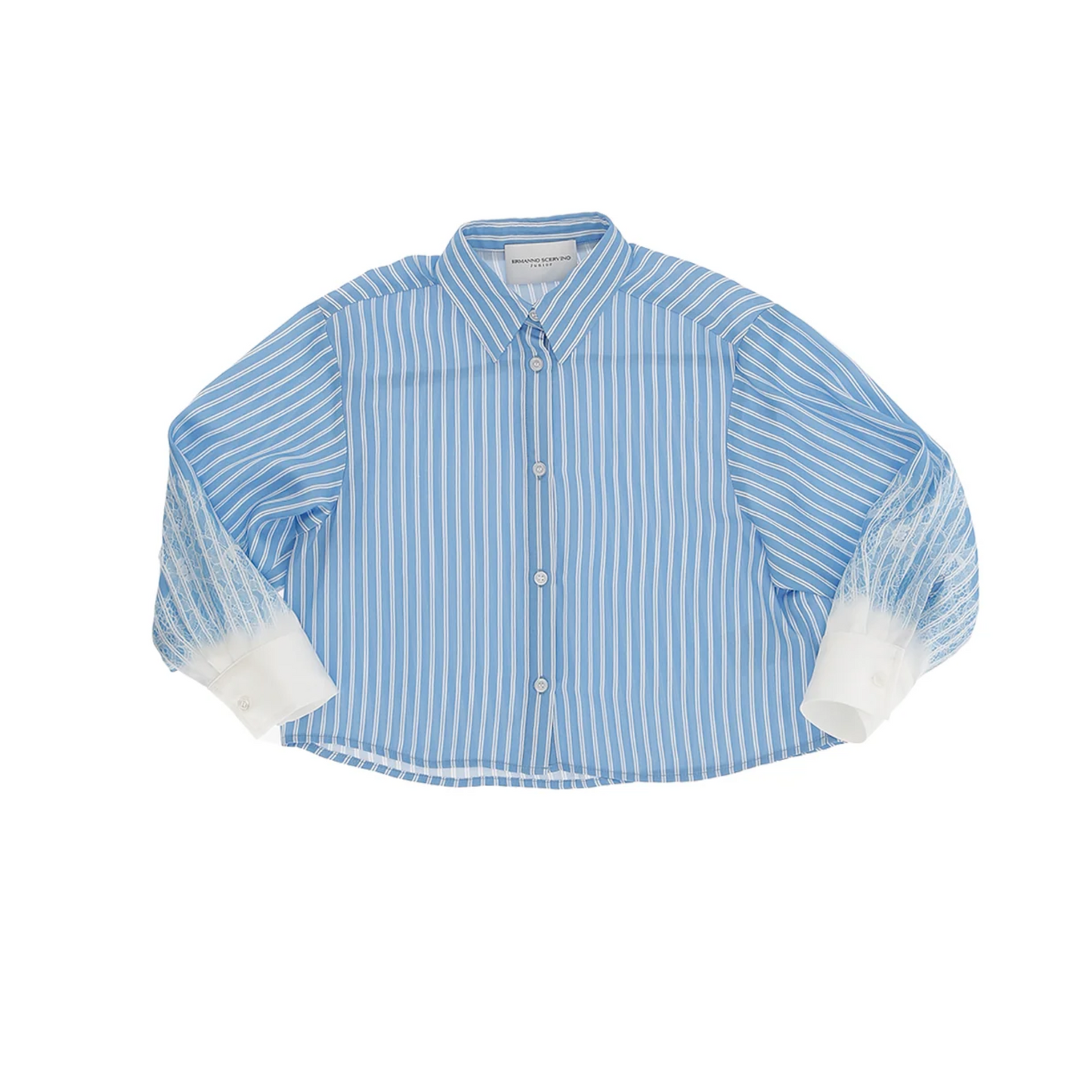 Ermanno Scervino Satin Stripe Blouse
