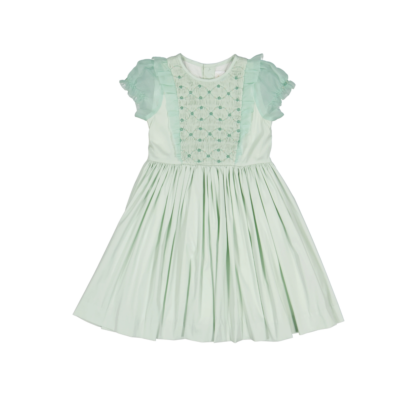 Antoinette Paris Camelia Organza Smocked Dress