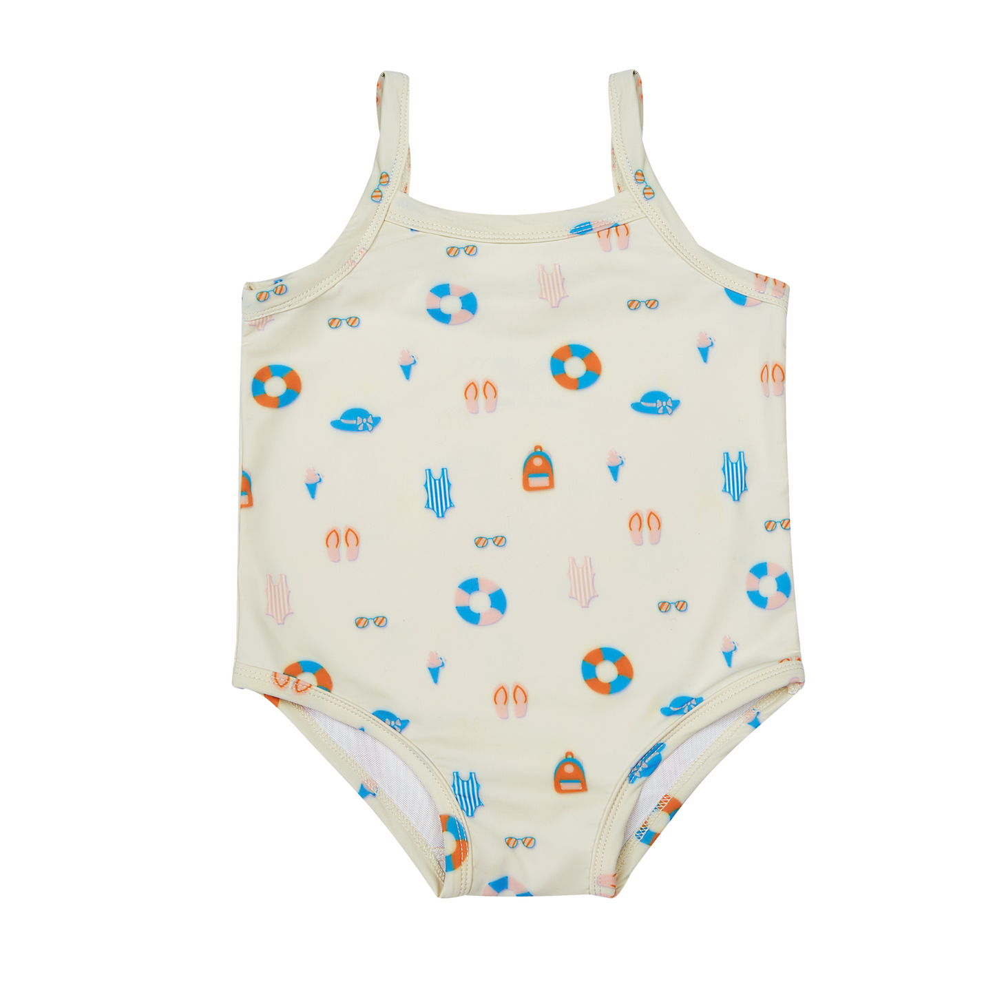 Crew Patterned Swimsuit