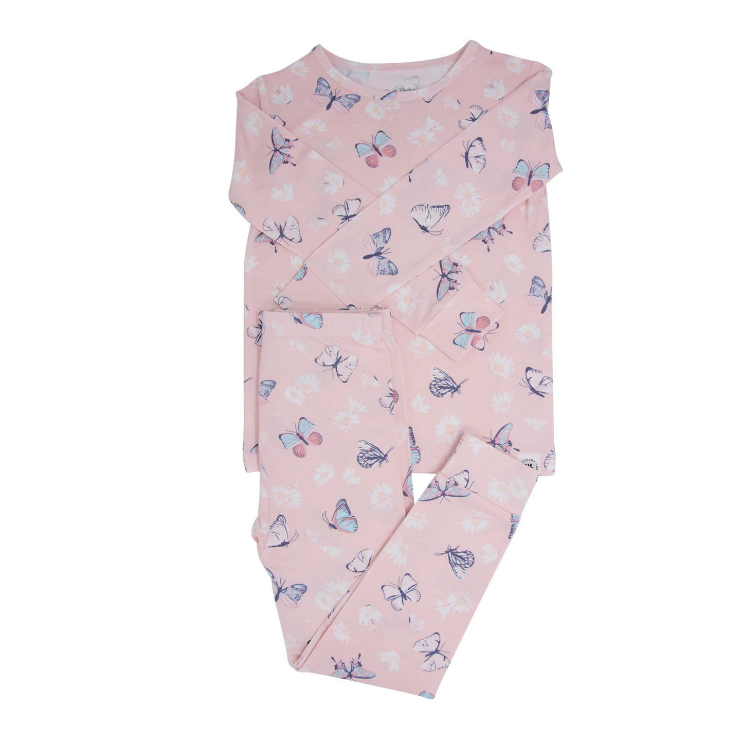 Sweet Bamboo Girl Butterfly Daisy Pajama
