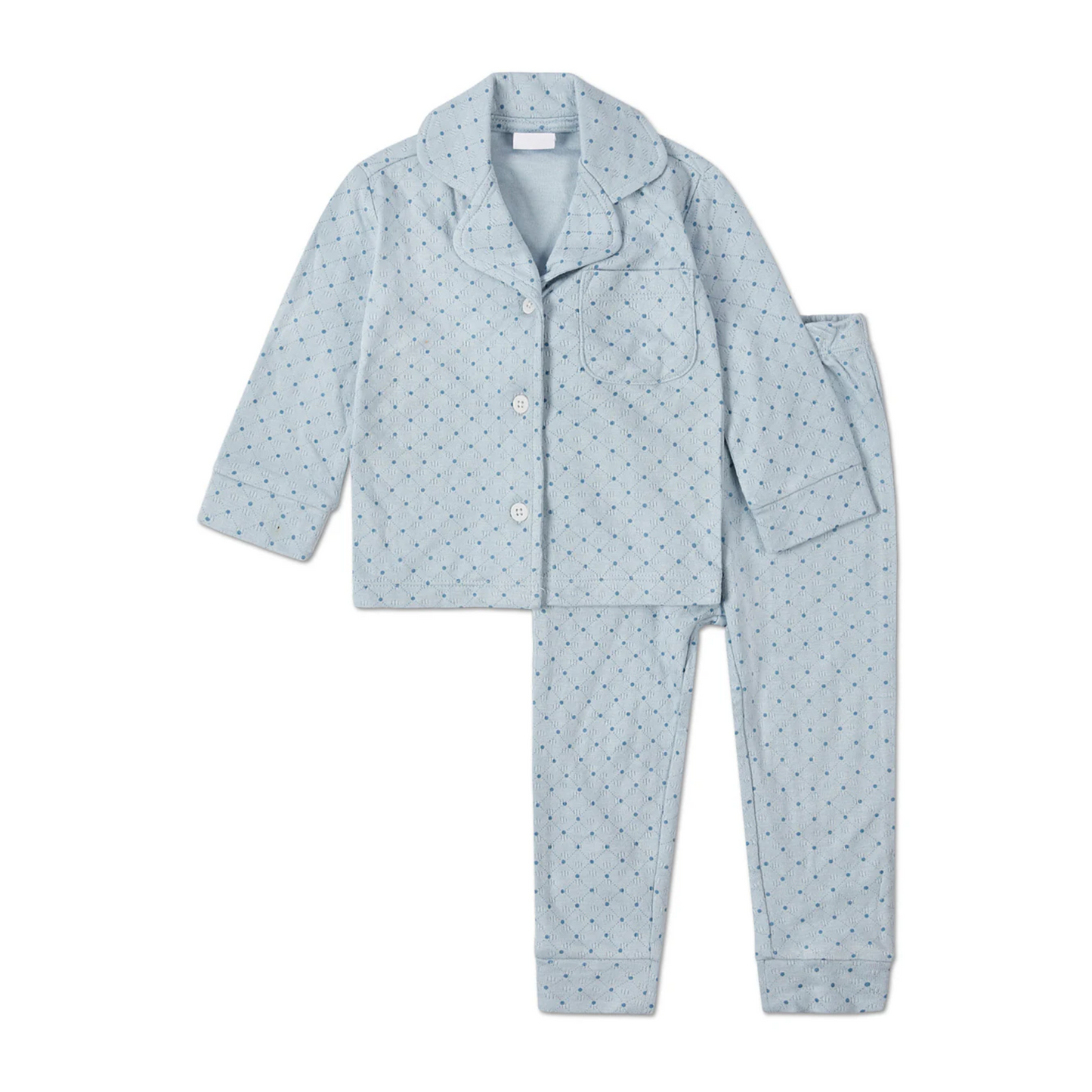 MiniMoi Little Dots Pointelle 2 Pc Pajama Set