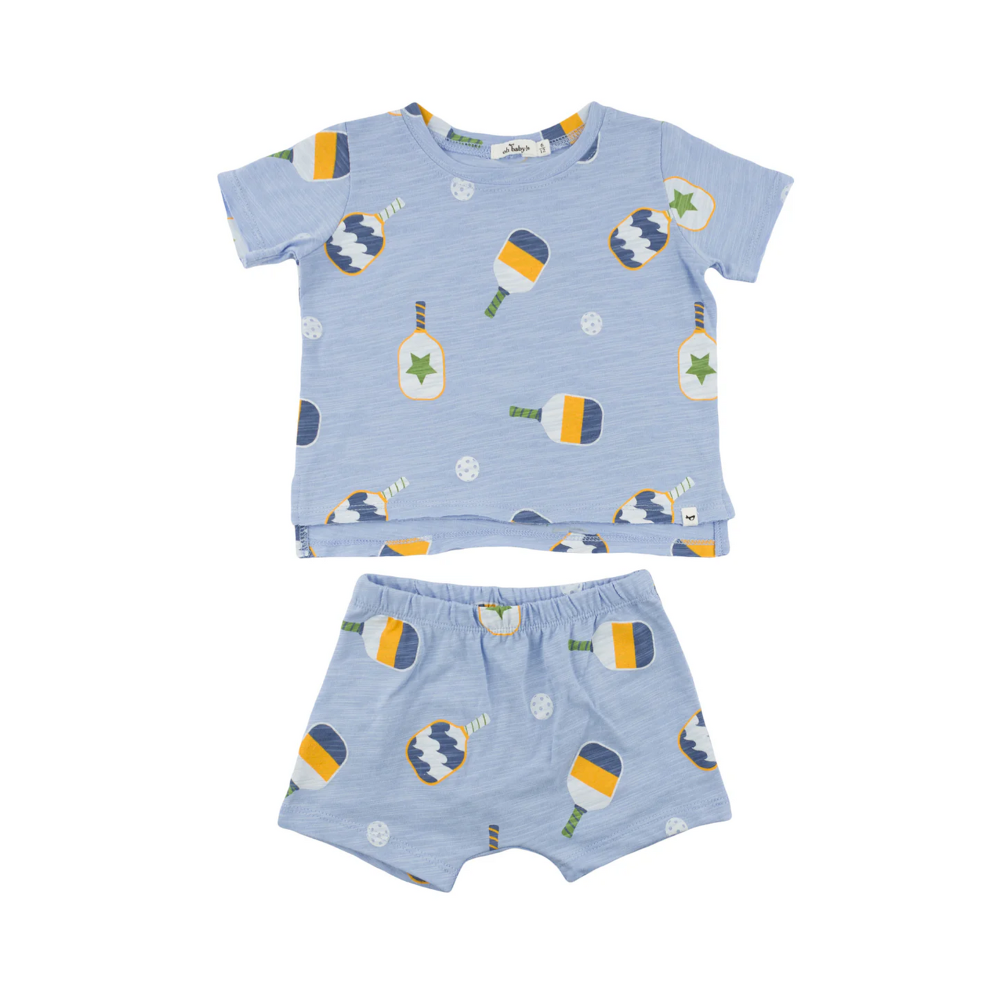Oh Baby! Pickleball Raw Edge Short Set
