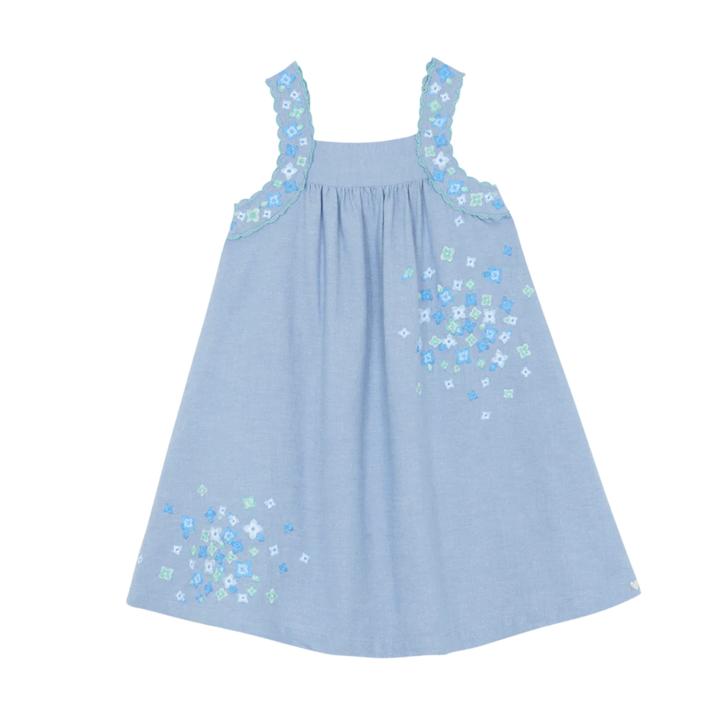 Tartine Et Chocolat Embroidered Floral Dress