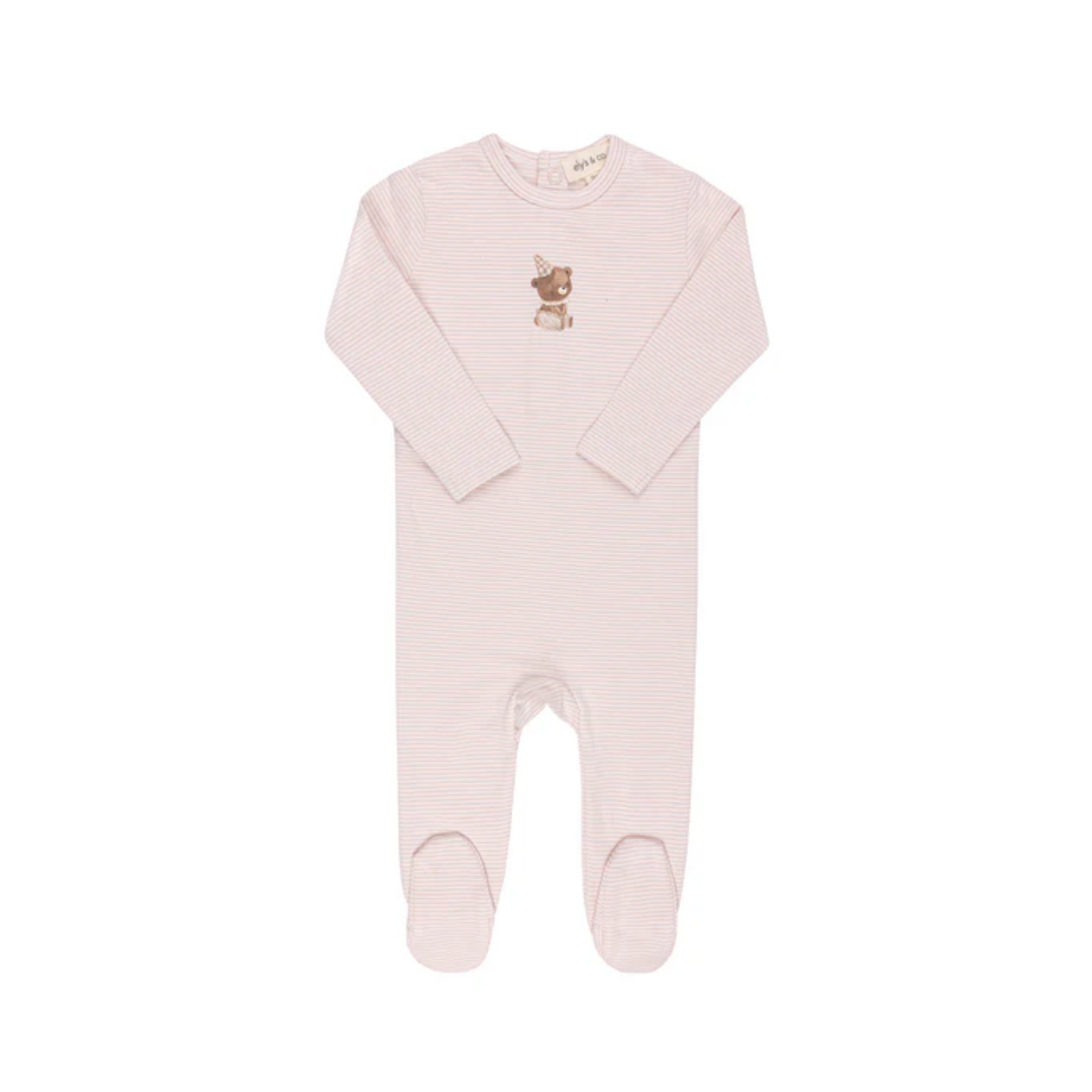 Ely`s & Co Organic Bear Girl Footie Collection
