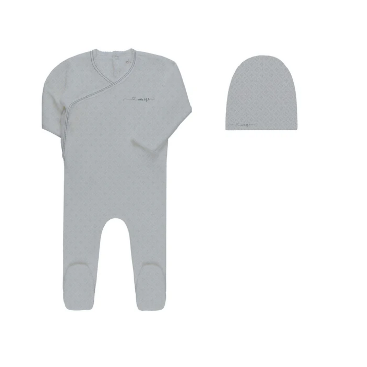 Ely`s & Co Organic Amore Pointelle Boy Footie Collection