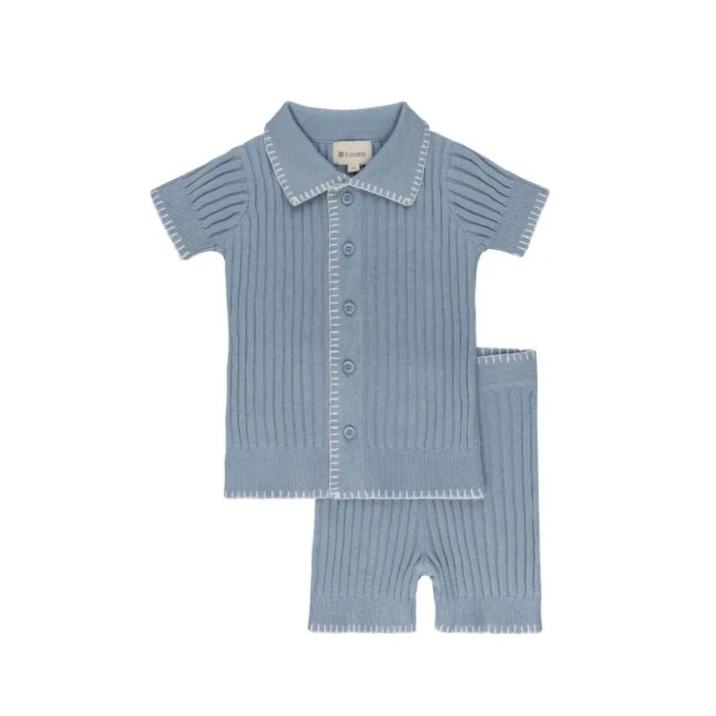 Looms Wave Collection Whip Stitch Knit Boy Set