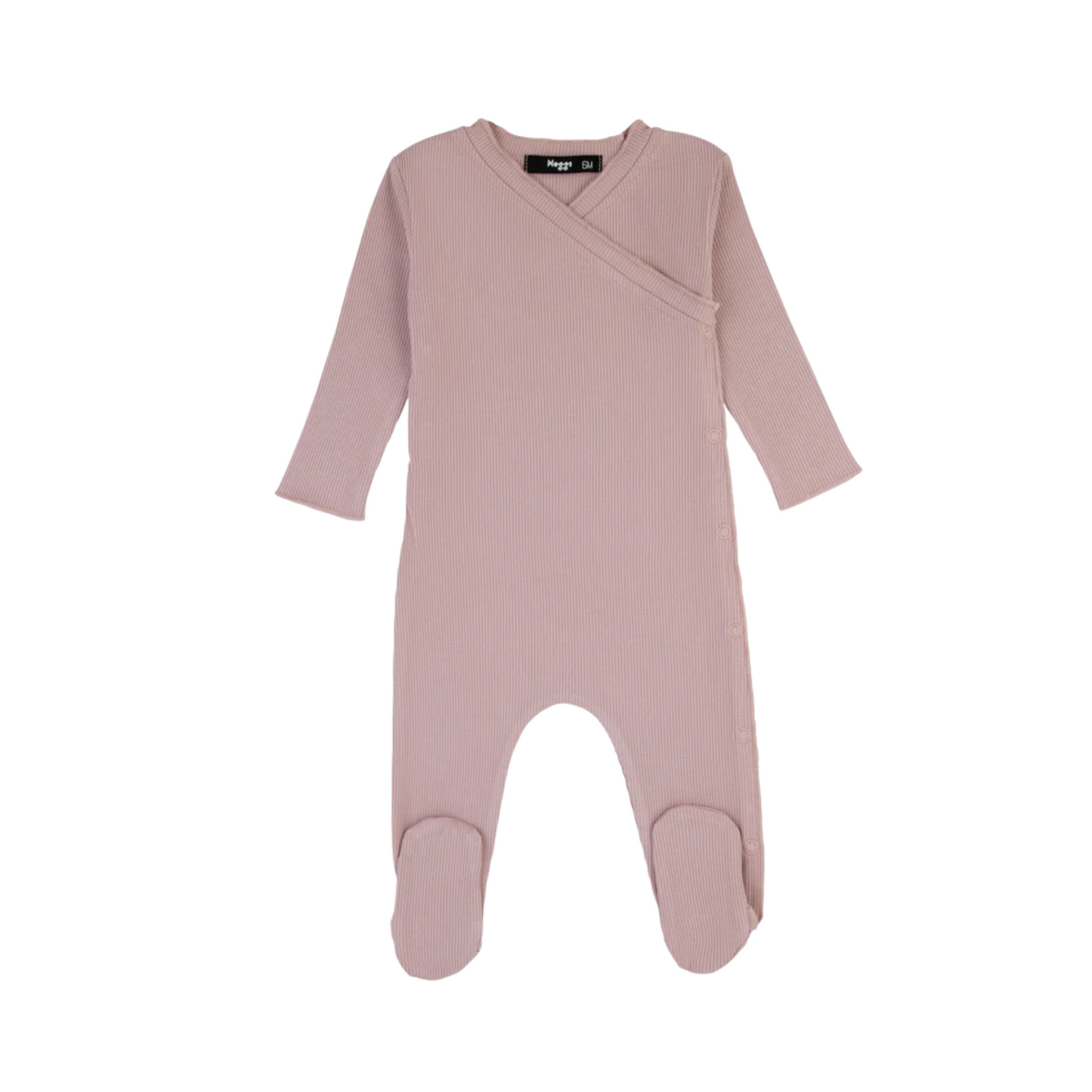 Noggi Bamboo Ribbed Kimono Footie