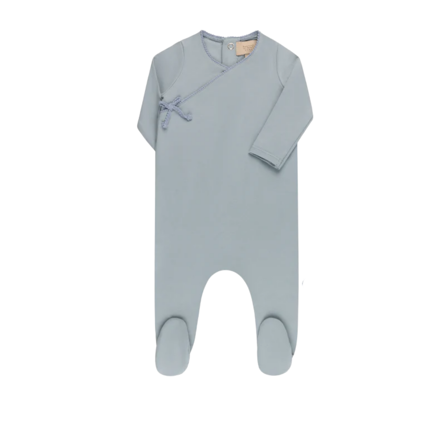 Tricot Bebe Contrast Color Boy Footie