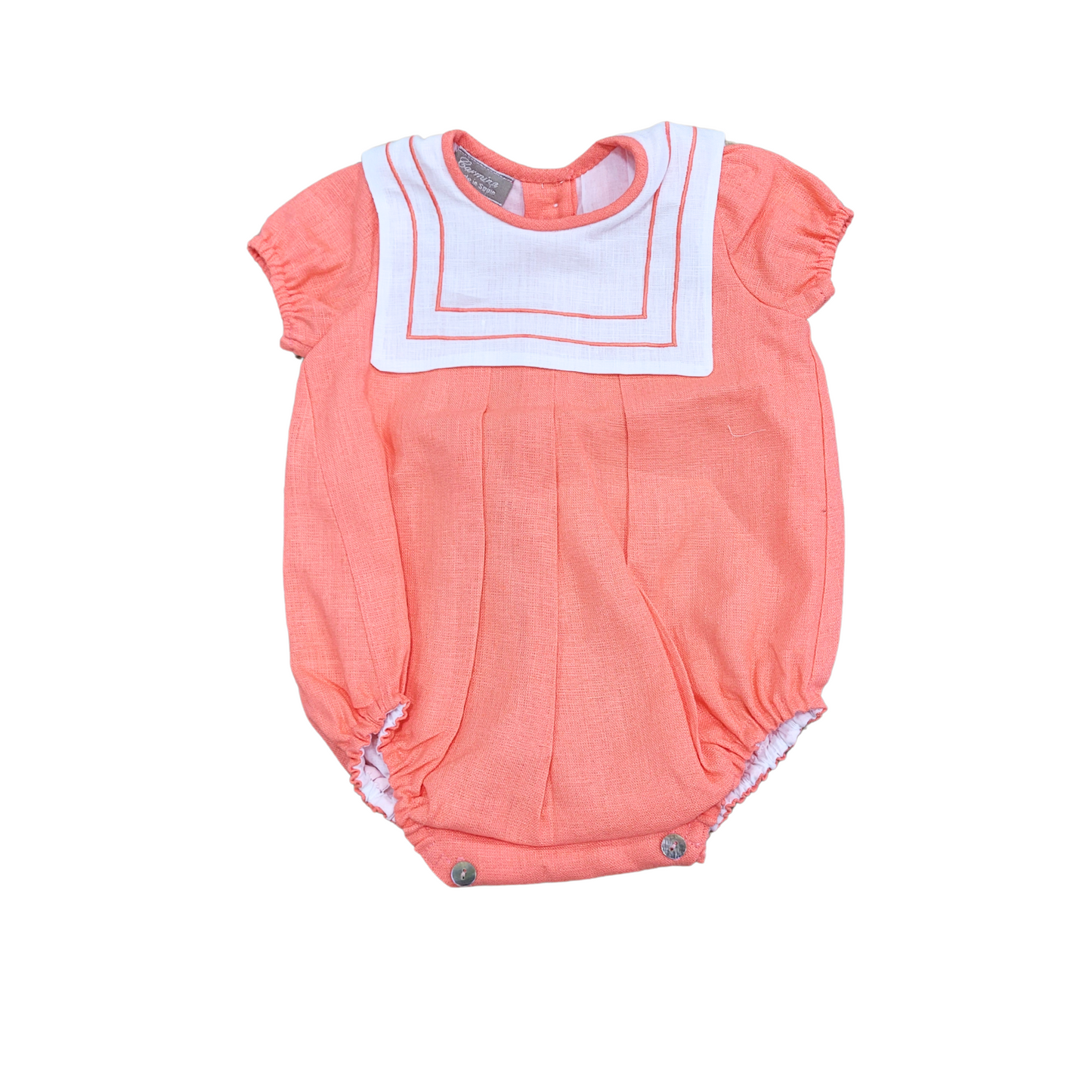 Artesania Carmina Girl Bubble With Sailor Collar Romper