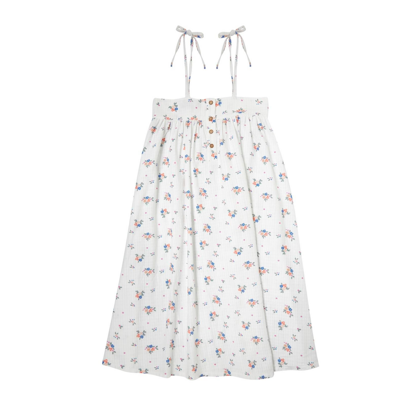 Tocoto Vintage Flowers Long Dress with Pockets